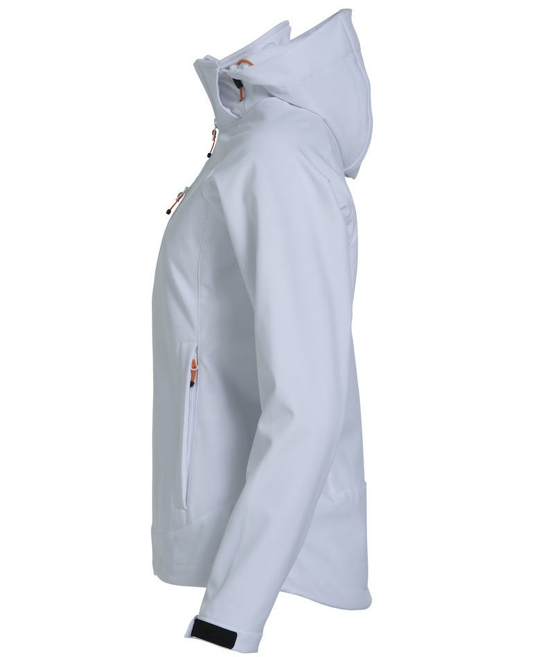 Clique Milford Damen Softshelljacke, Wei&szlig;, large image number 2