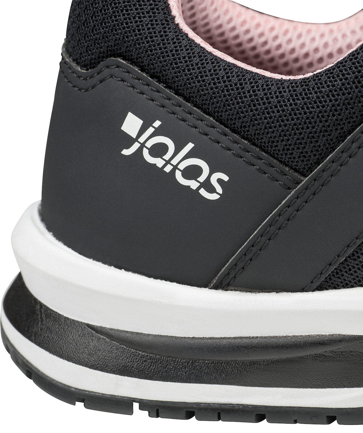 Jalas Tempus dame 5628 sikkerhedssko S1P, Sort/Lyser&oslash;d, large image number 4