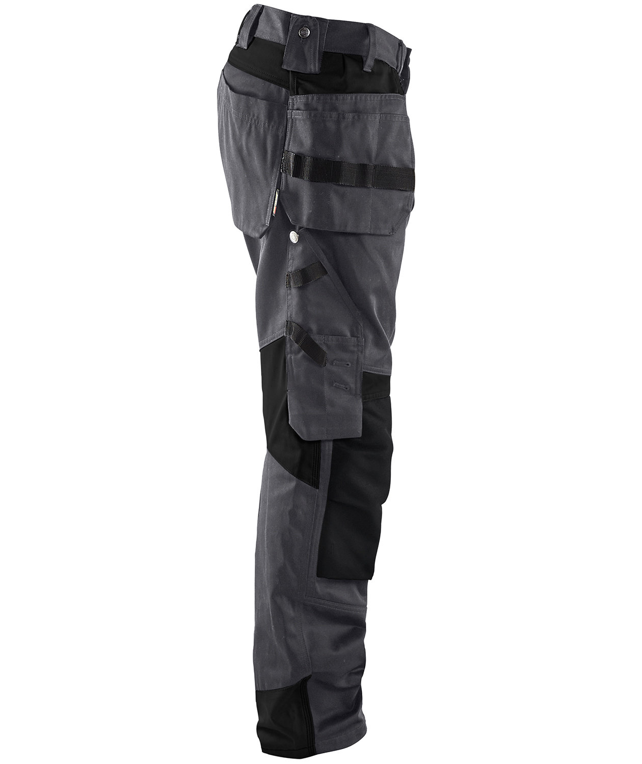 Bl&aring;kl&auml;der Handwerkerhose, Mittelgrau/schwarz, large image number 3