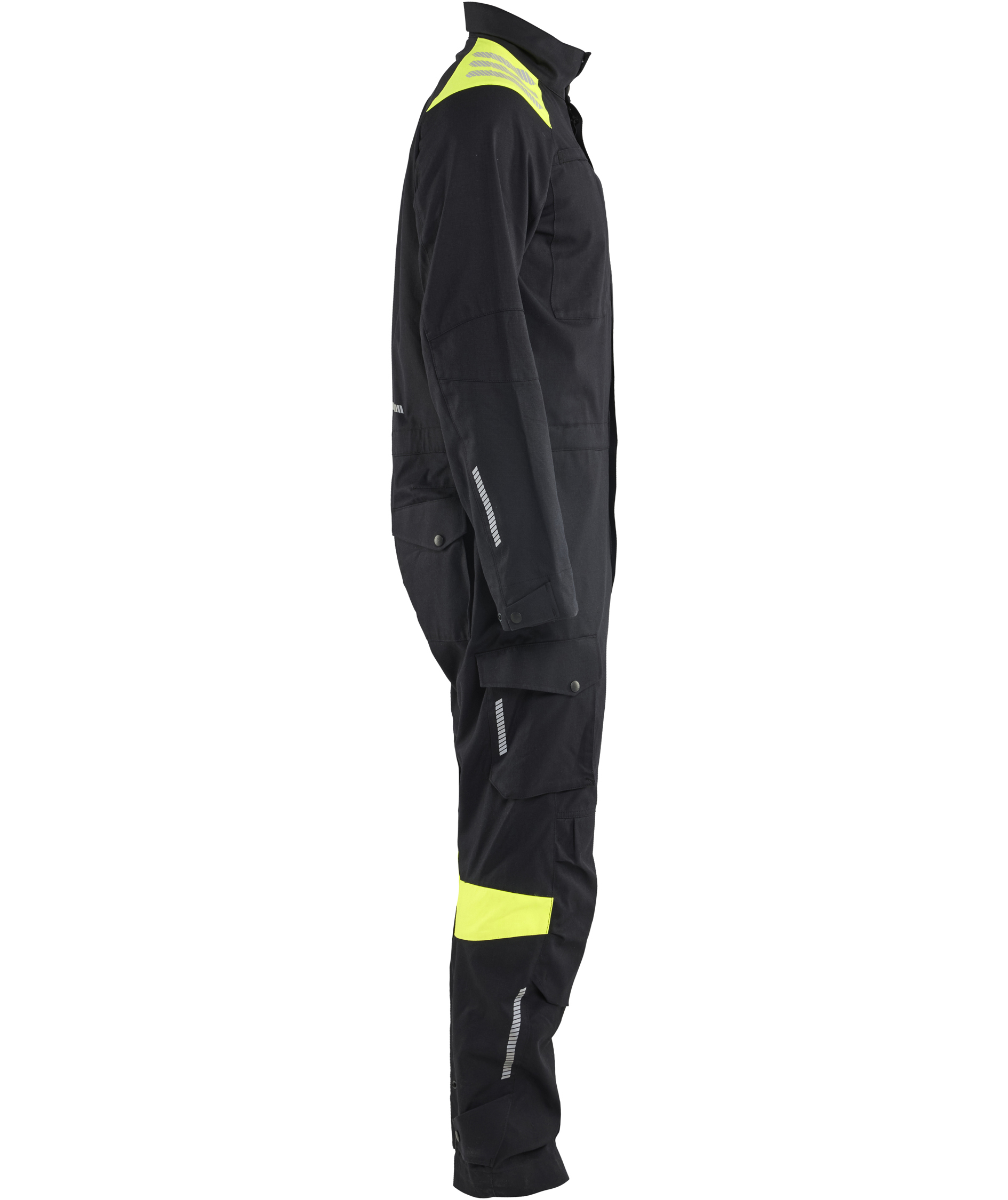 Bl&aring;kl&auml;der FR coveralls, Black/Hi-Vis Yellow, large image number 2
