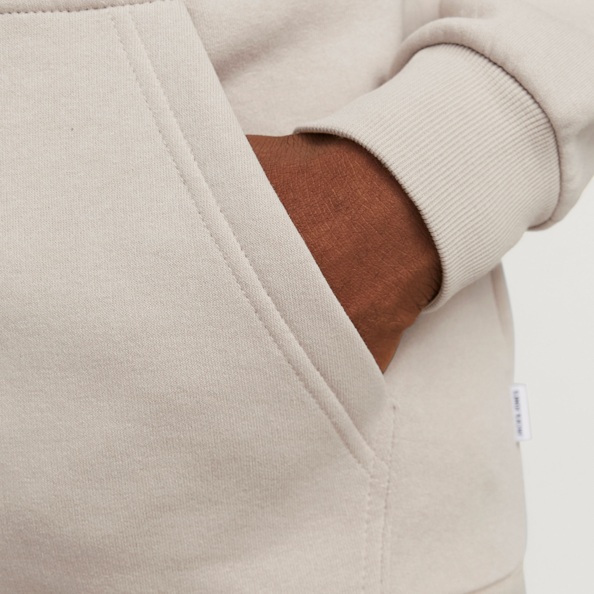 Jack & Jones JJEBRADLEY hettegenser med glidel&aring;s, Moonbeam, large image number 4