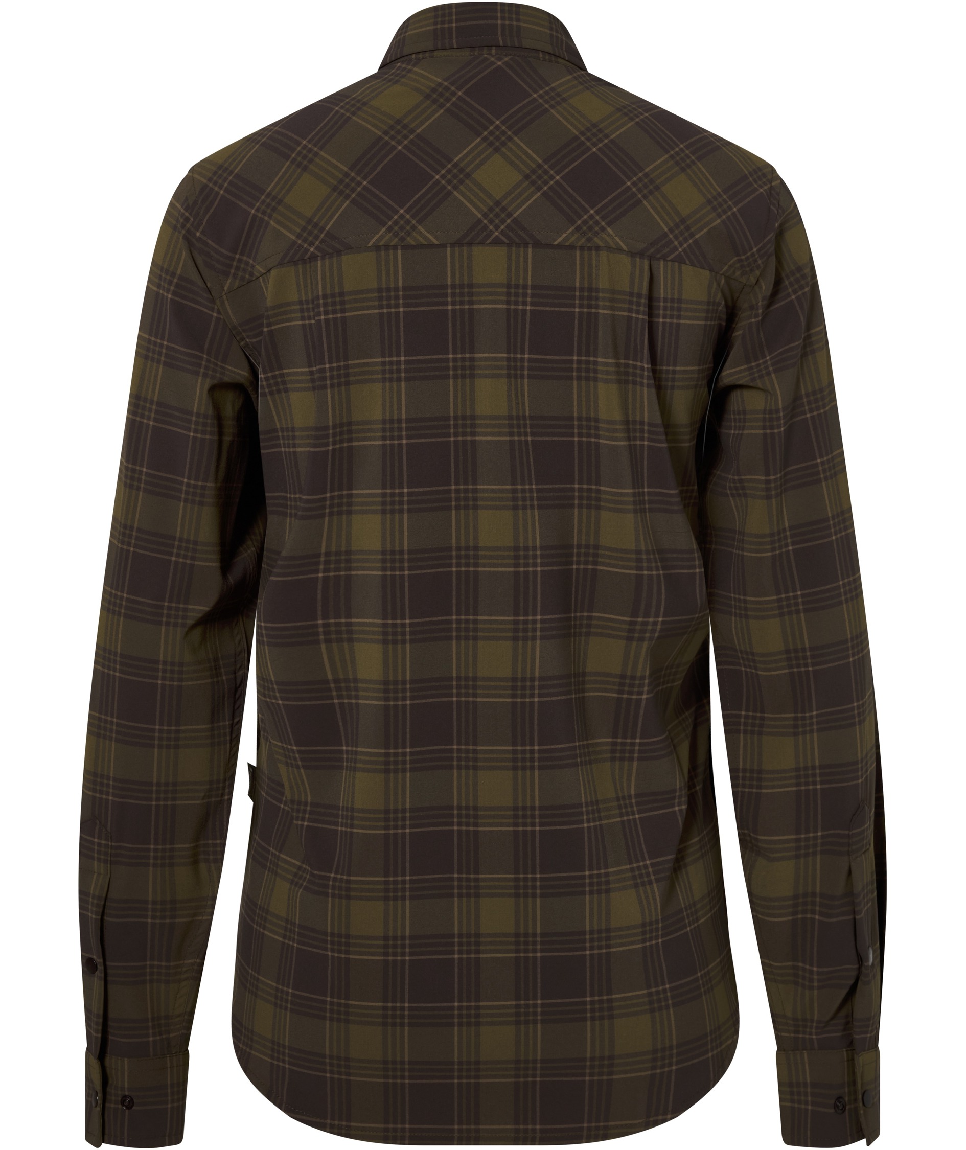 Pinewood Abisko Trekking InsectSafe dameskjorte, Dark Olive/Dark Sandstone, large image number 2