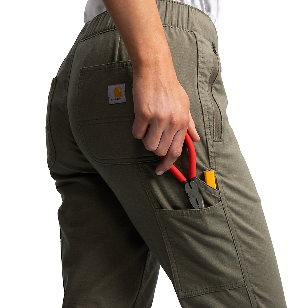 Carhartt Force byxa dam, Dusty Olive, large image number 8