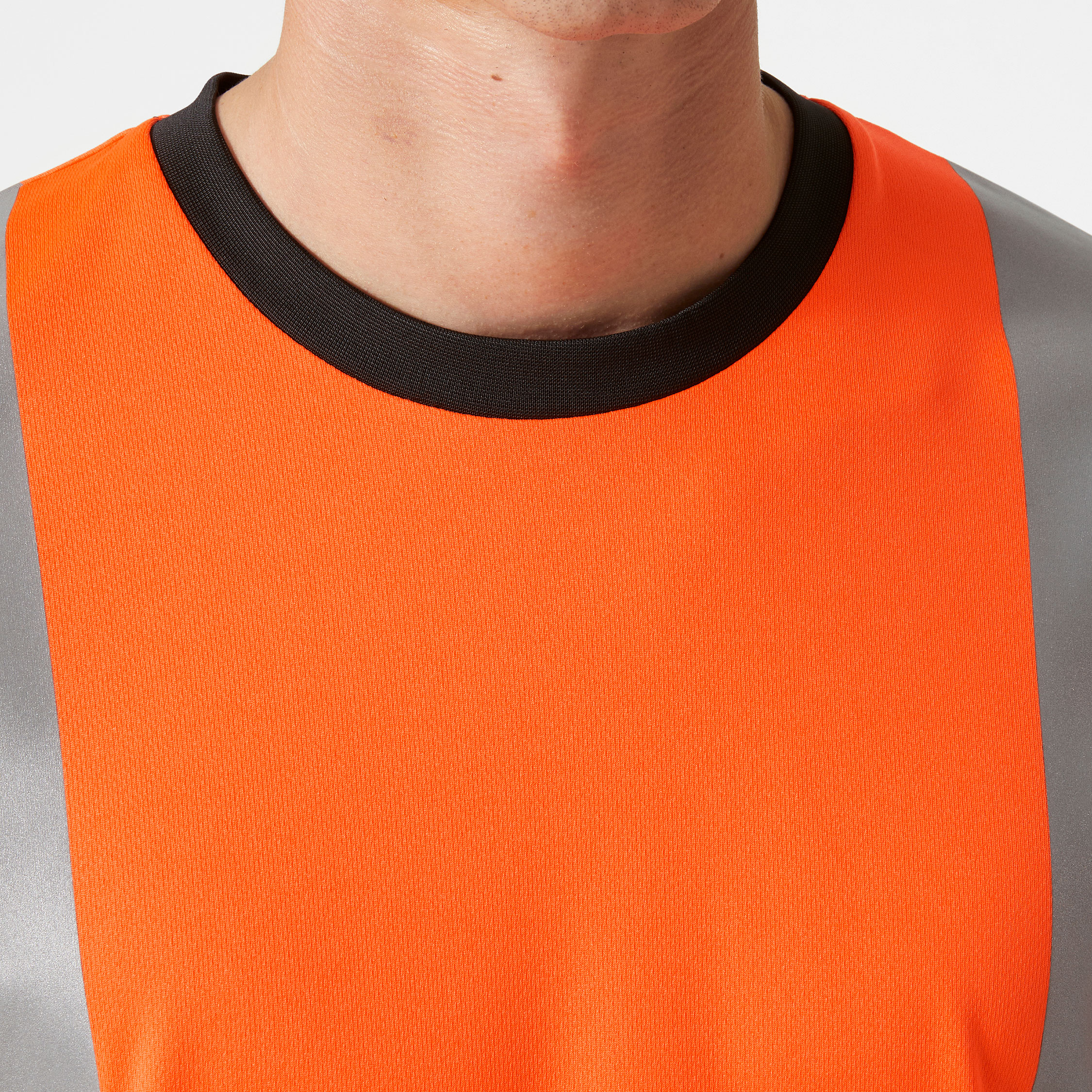 Helly Hansen Addvis lang&auml;rmliges T-Shirt, Hi-vis Orange/Ebony, large image number 4