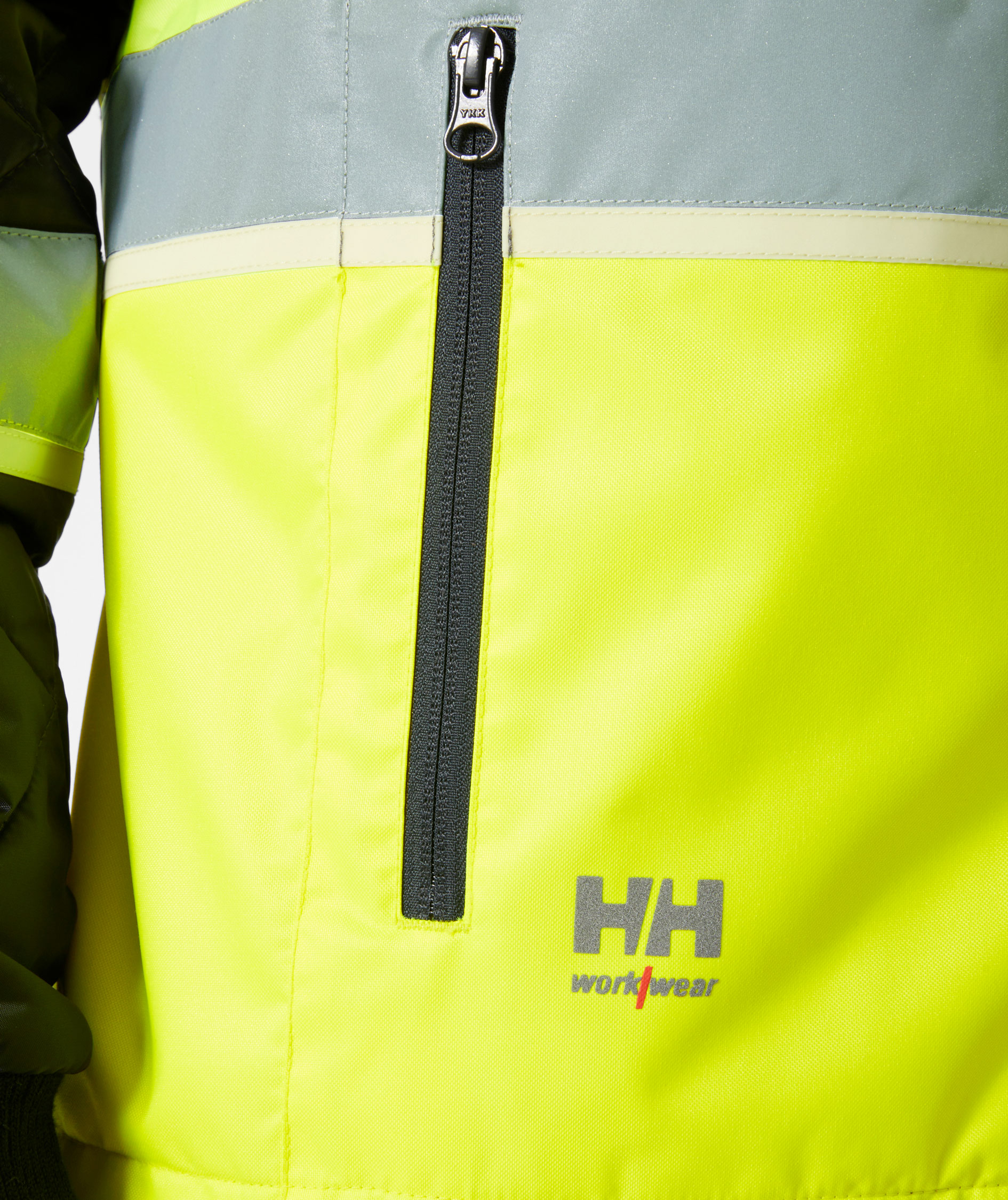 Helly Hansen UC-ME 2-i-1 insulator jacka, Varsel Gul/Ebony, large image number 7