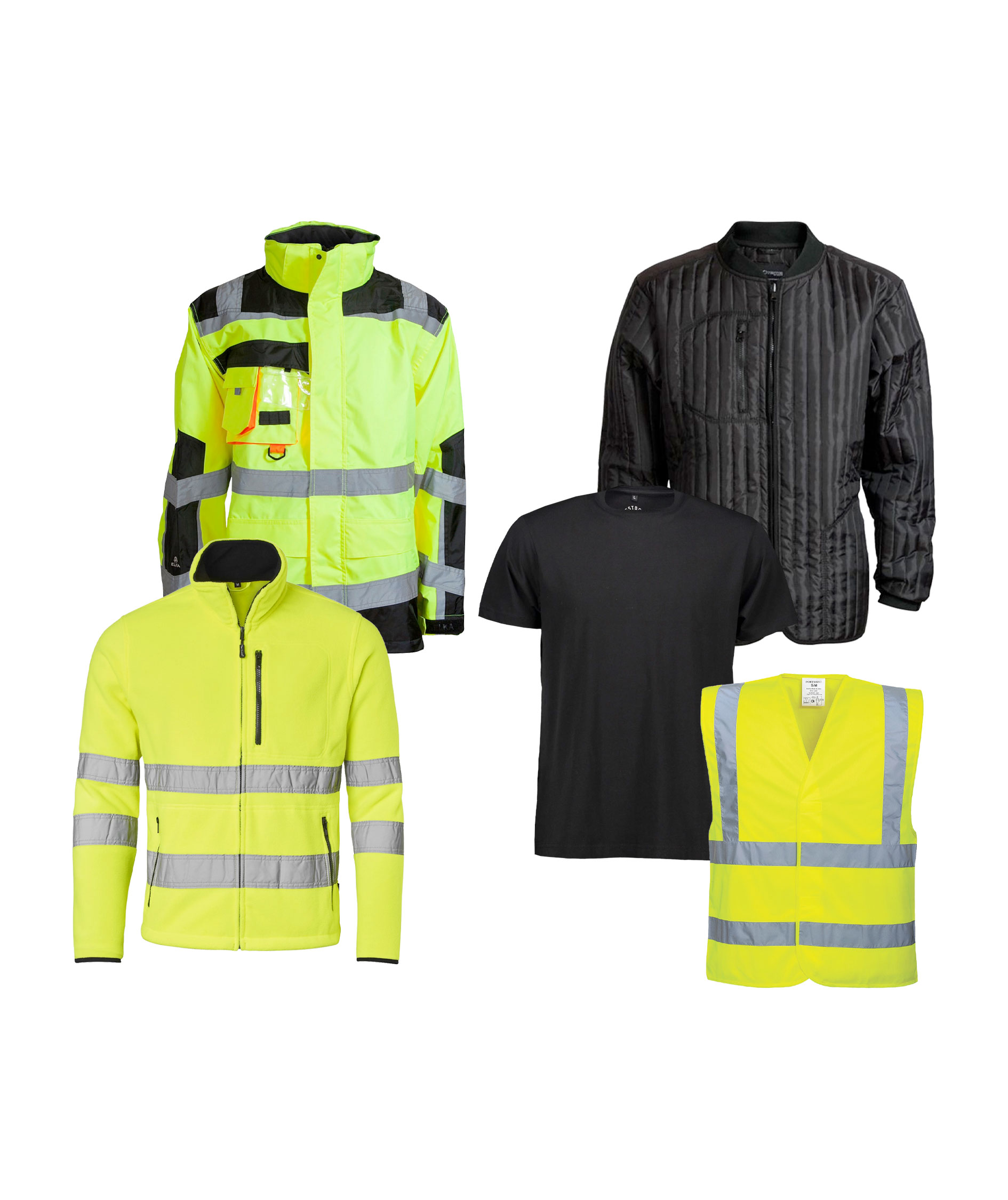 Arbetskl&auml;der paket med 6 delar