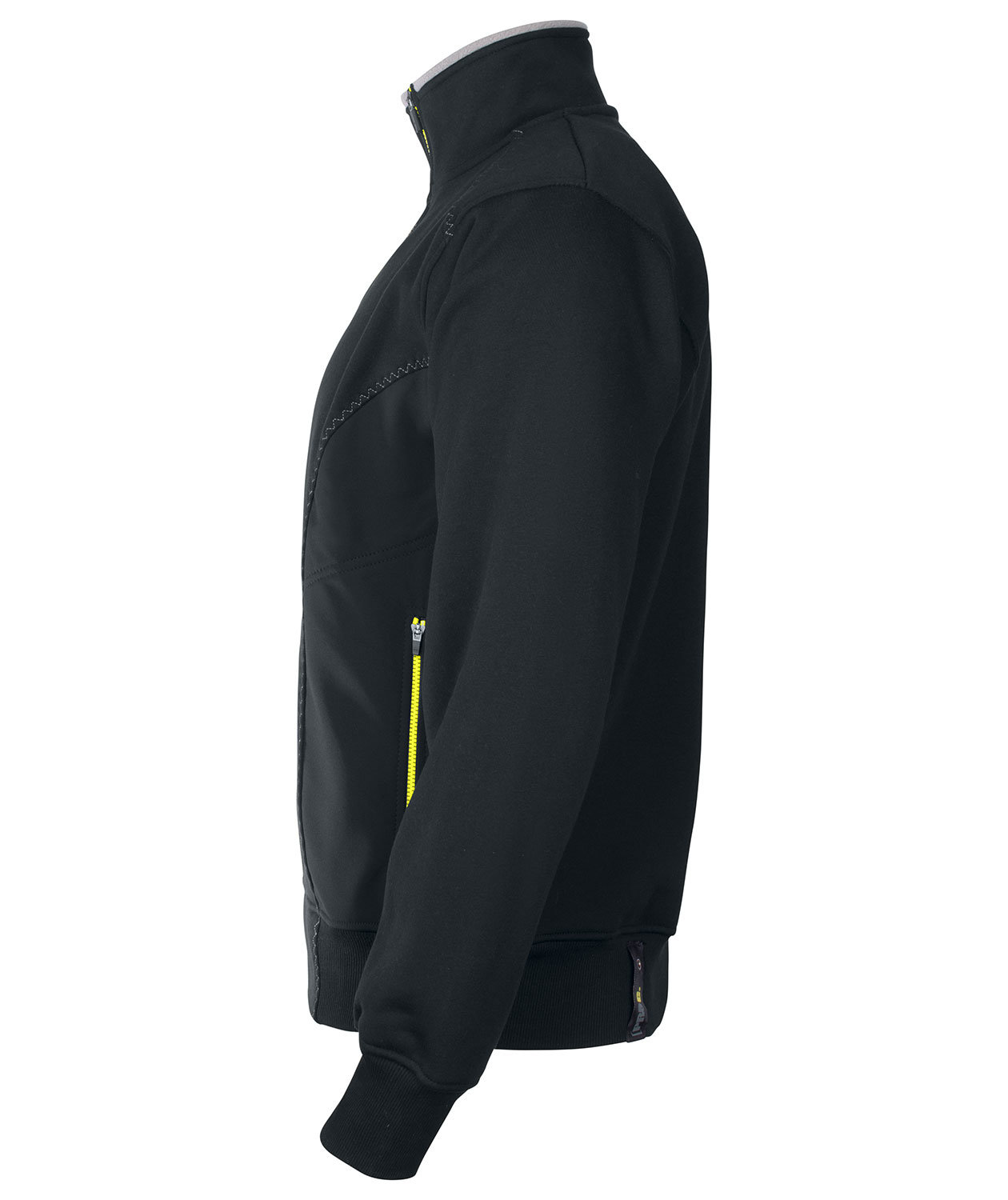 ProJob Sweatshirt 2121, Schwarz/Gelb, large image number 3