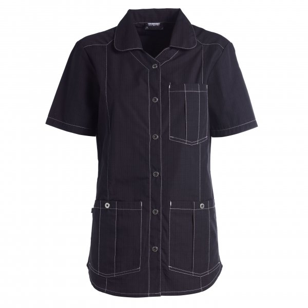 Kentaur tunika dam, Gr&aring;/Svart