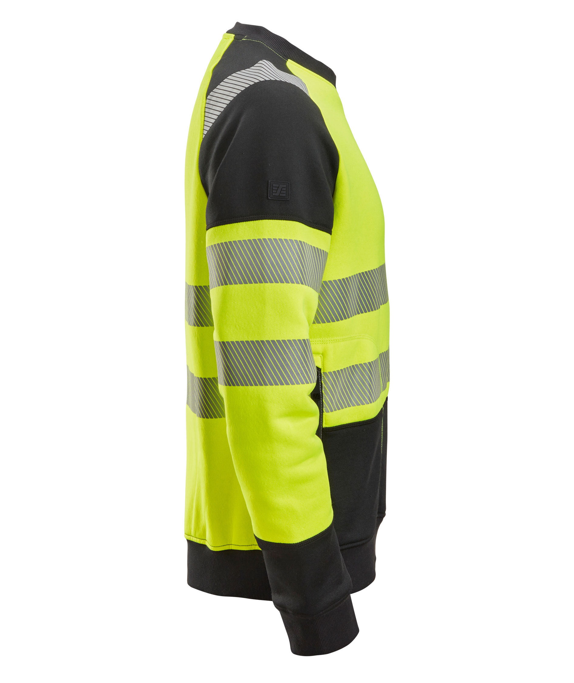 Snickers Sweatshirt 2831, Hi-vis Gelb/Schwarz, large image number 2