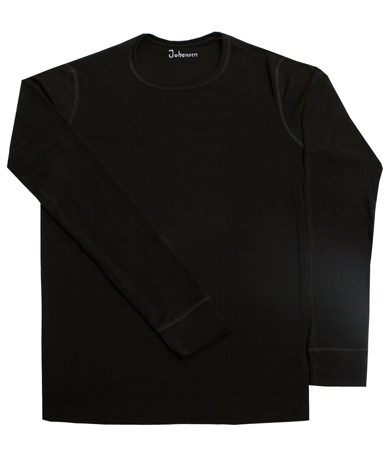 Joha Johansen Kenn lang&auml;rmliges Unterhemd, Schwarz