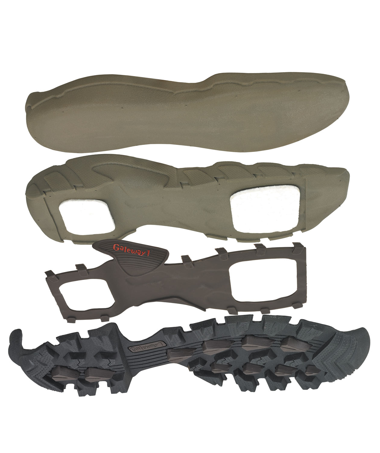 Gateway1 Pro Shooter 18" 7mm side-zip gummist&ouml;vlar, Olive, large image number 6