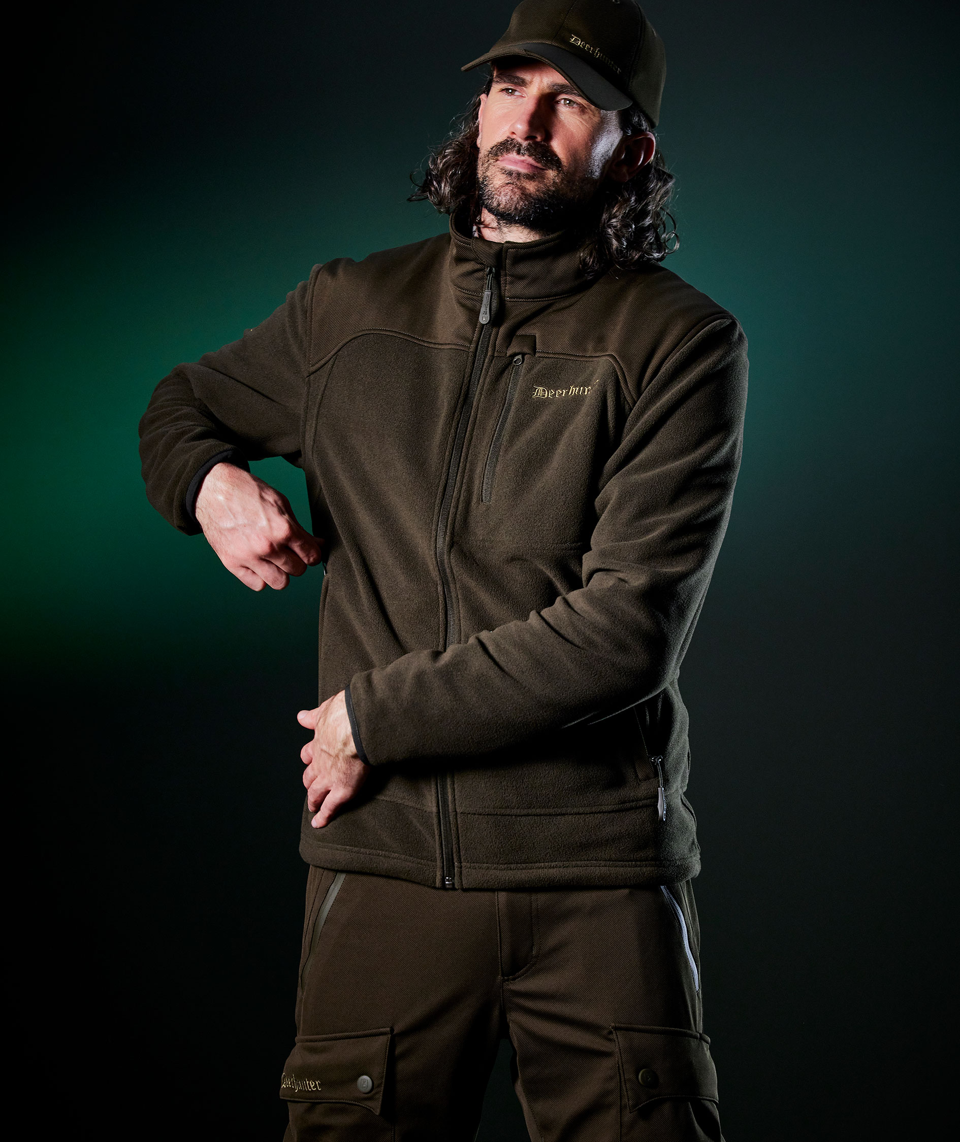 Deerhunter Muflon Pro fleece jacket, Art green, large image number 1