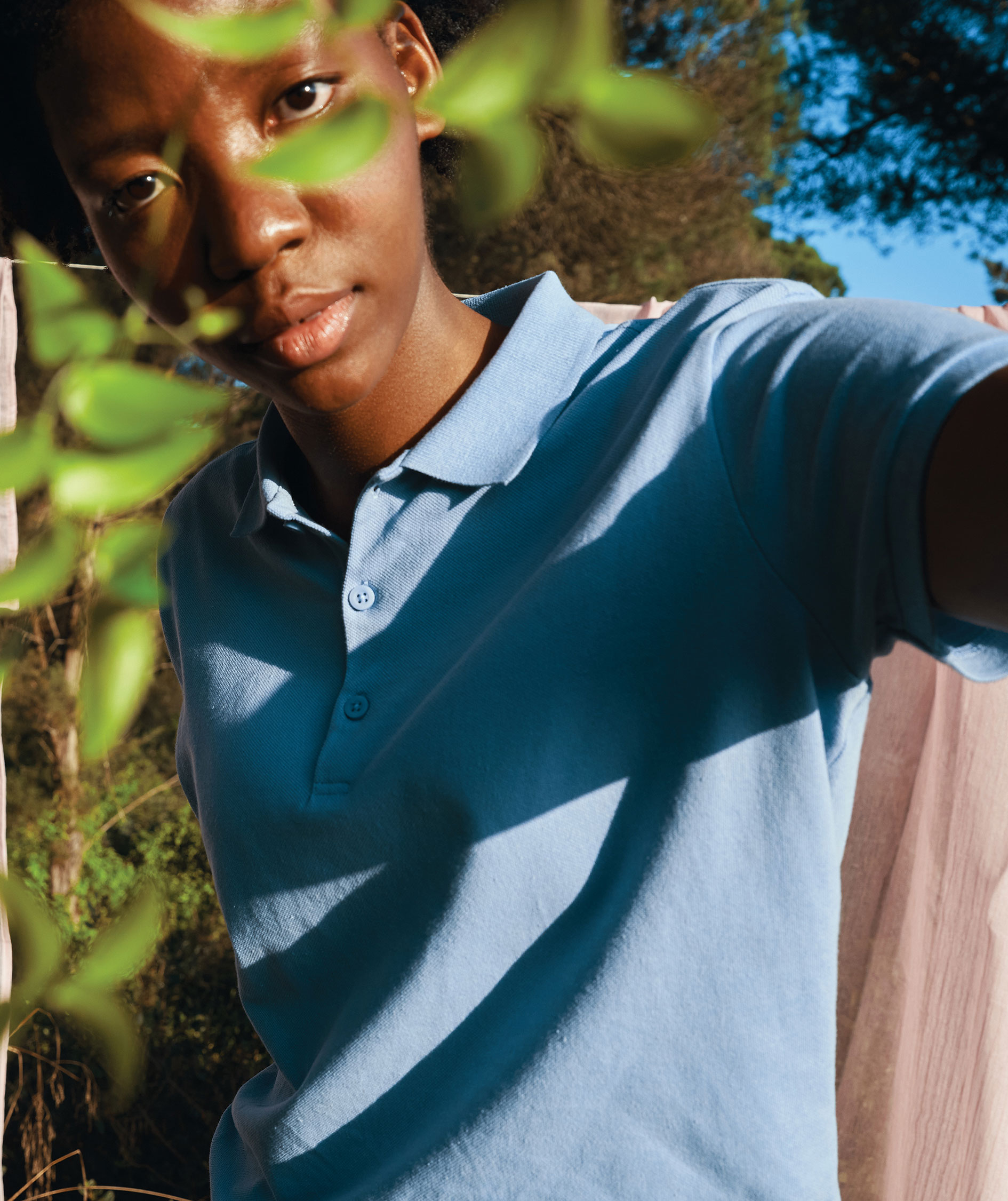 Iqoniq Yosemite Damen Poloshirt, Sky Blue, large image number 8