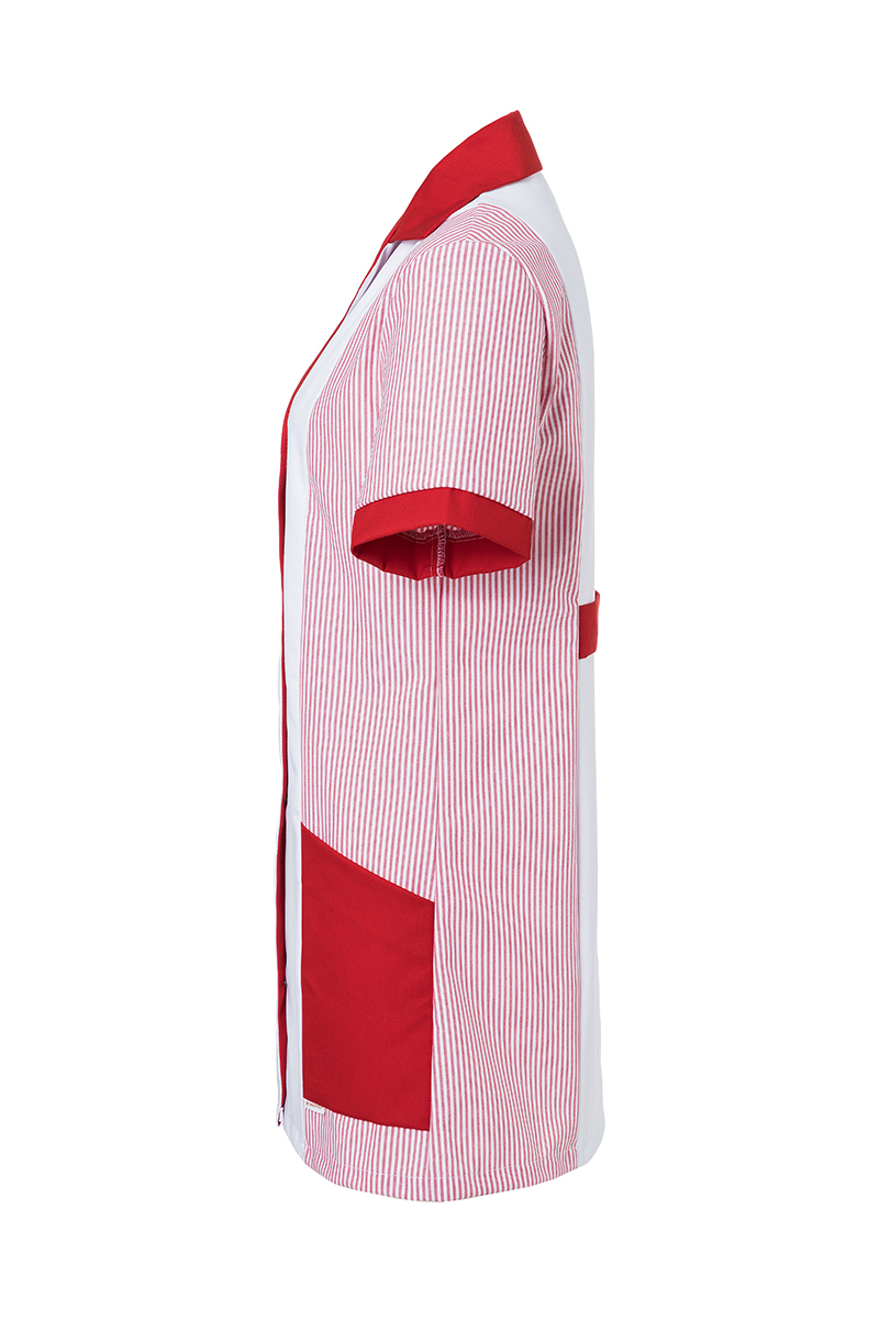 Karlowsky Penelope kurz&auml;rmeliger Damen-Tunika, White/red, large image number 3