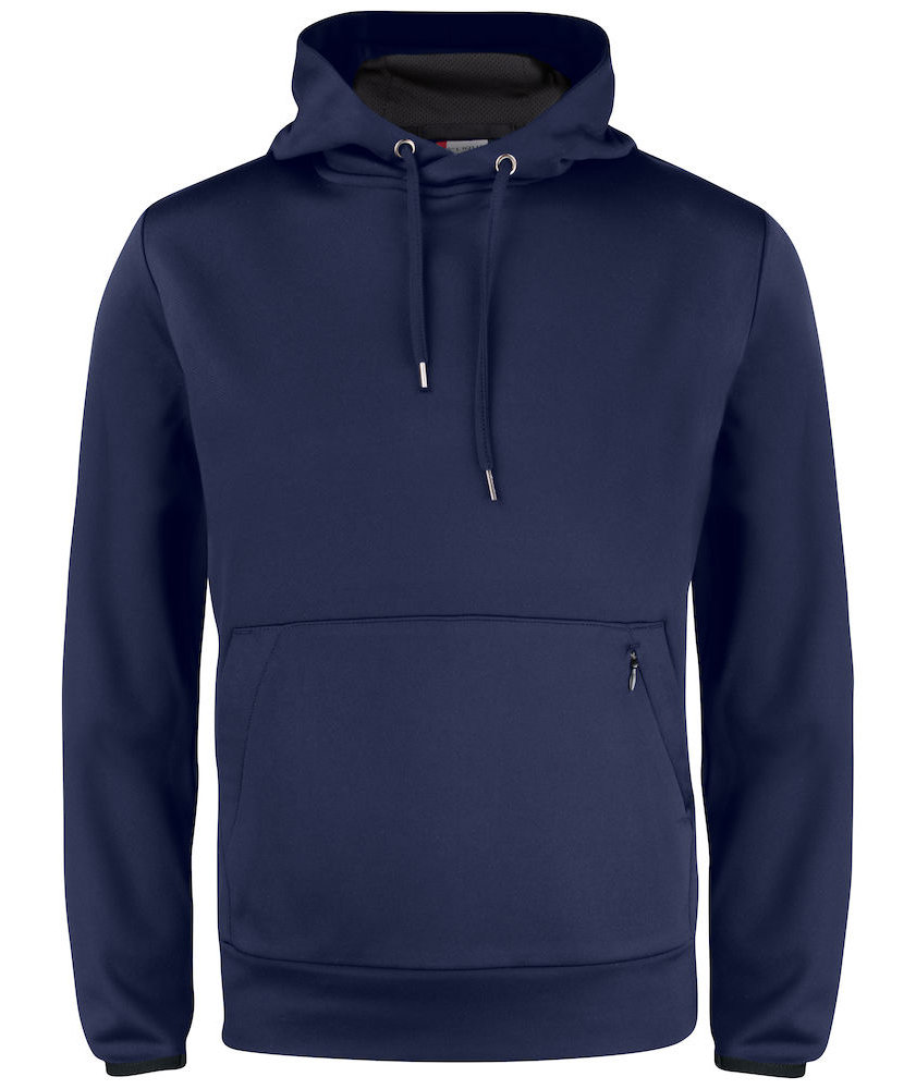 Clique Oakdale hoodie, M&ouml;rk Marinbl&aring;, M&ouml;rk Marinbl&aring;, swatch