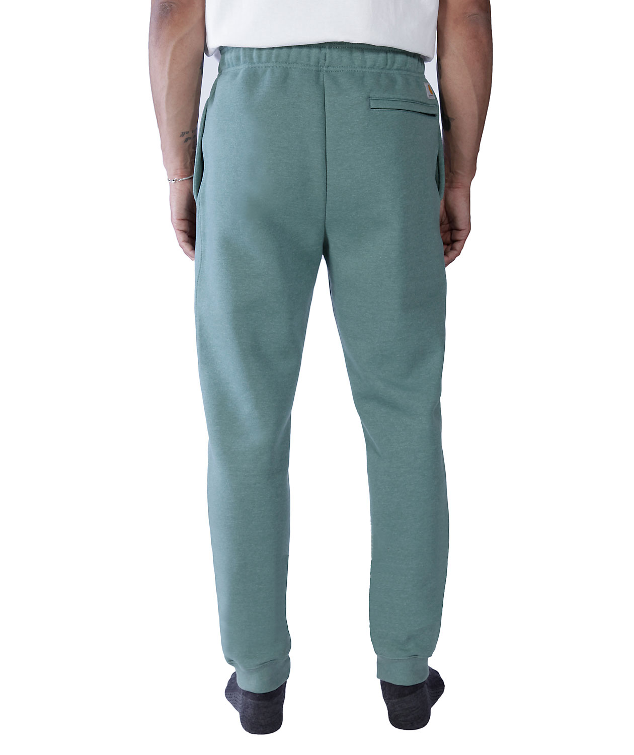 Carhartt Midweight Tapered Graphic Sweatpants, Sea Pine Heather, large image number 3