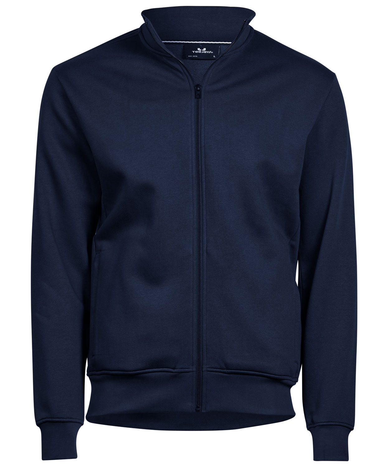 Tee Jays full zip sweat cardigan, Navy, Navy, swatch