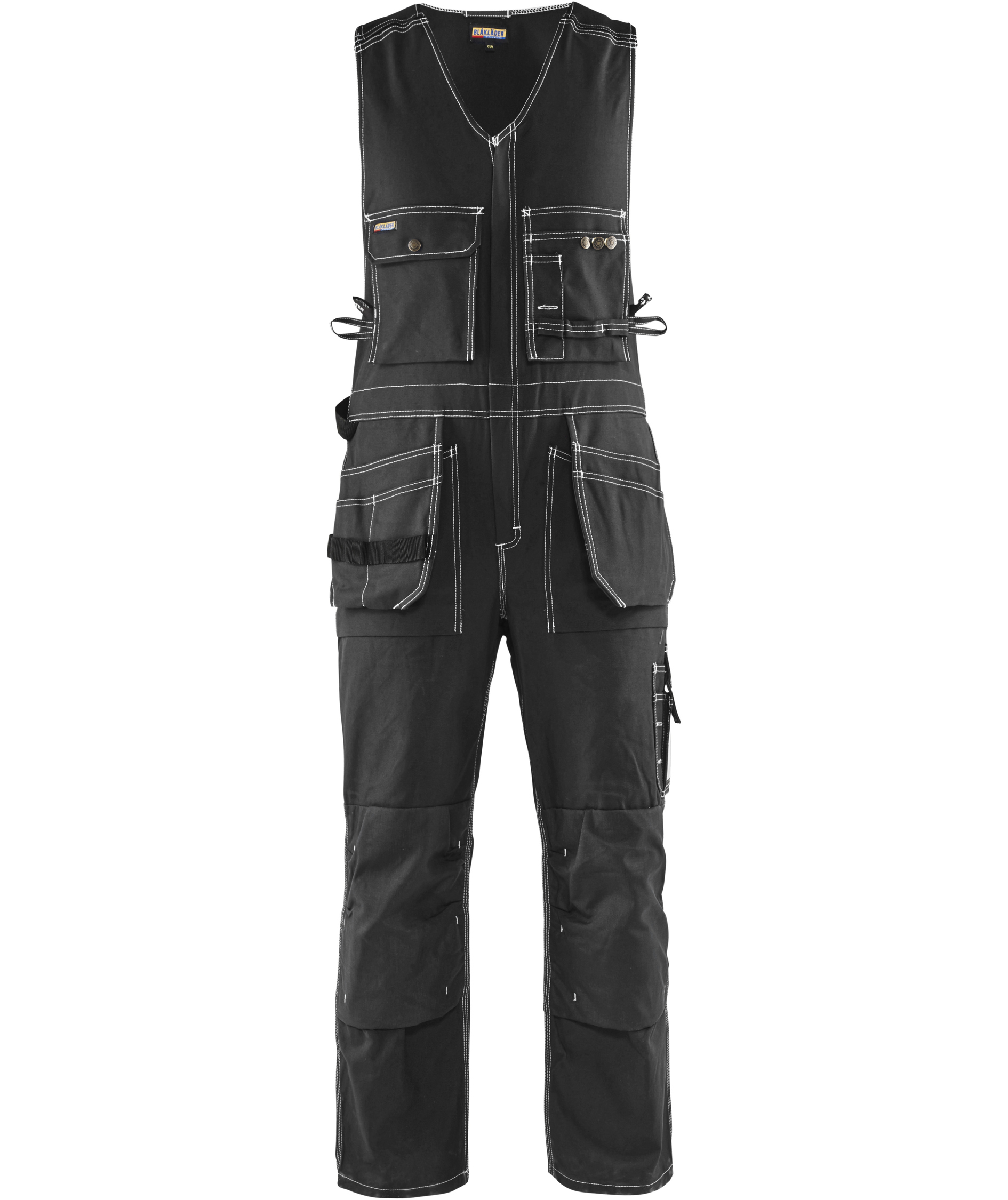 Bl&aring;kl&auml;der hantverksv&auml;stbyxa, Svart, Svart, swatch