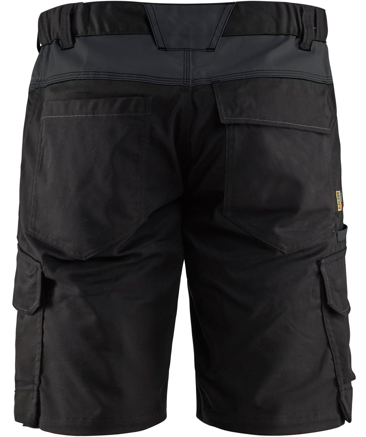 Bl&aring;kl&auml;der arbejdsshorts, Sort/M&oslash;rkegr&aring;