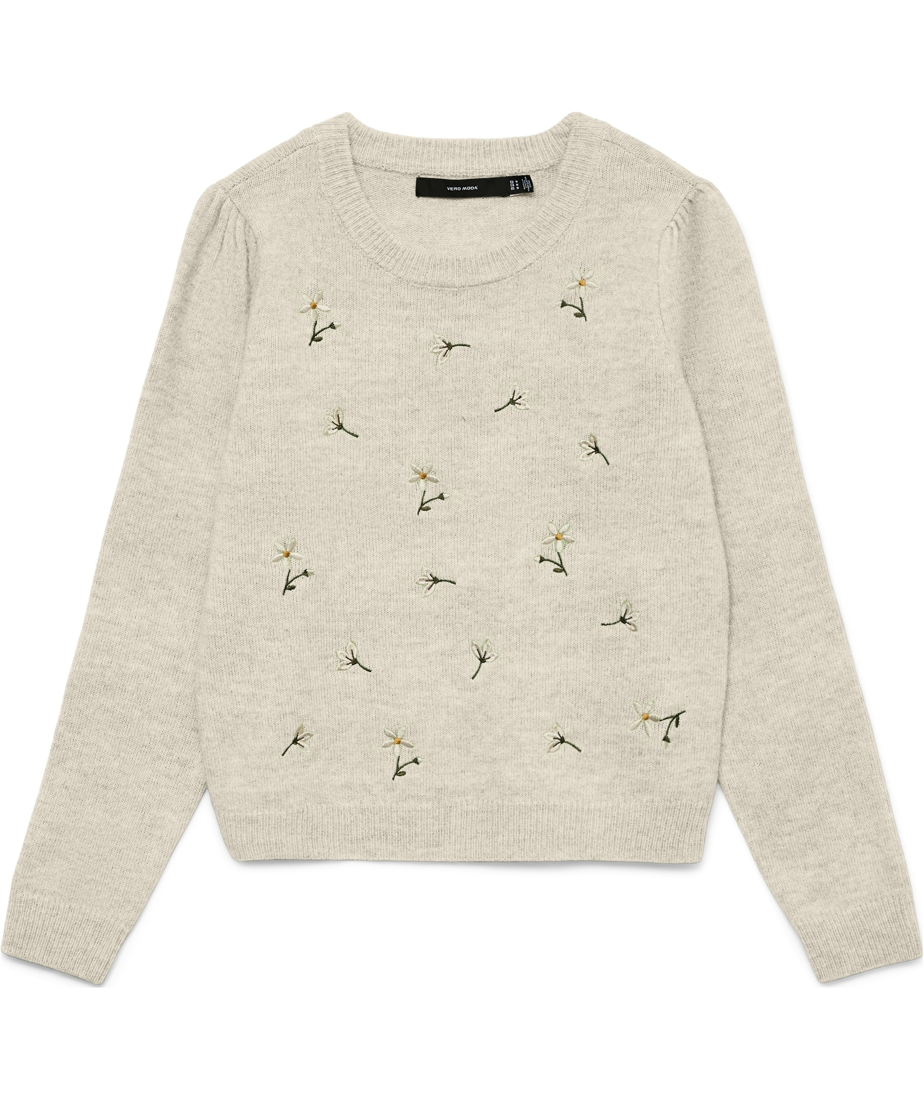 Vero Moda VMFIORELLA stickad tr&ouml;ja dam, Birch