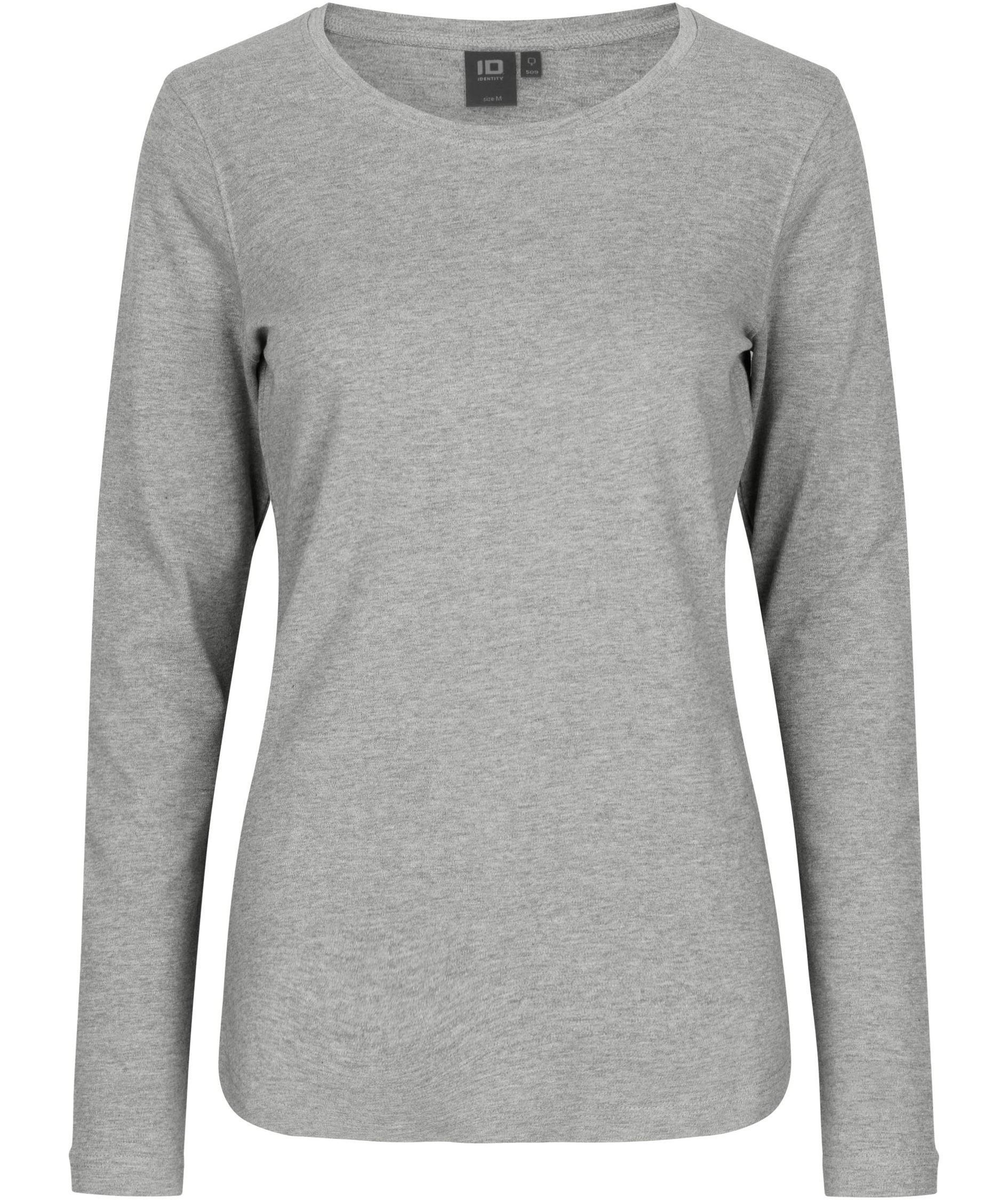 ID Identity Interlock l&aring;ng&auml;rmad T-shirt dam, Gr&aring;melerad, Gr&aring;melerad, swatch