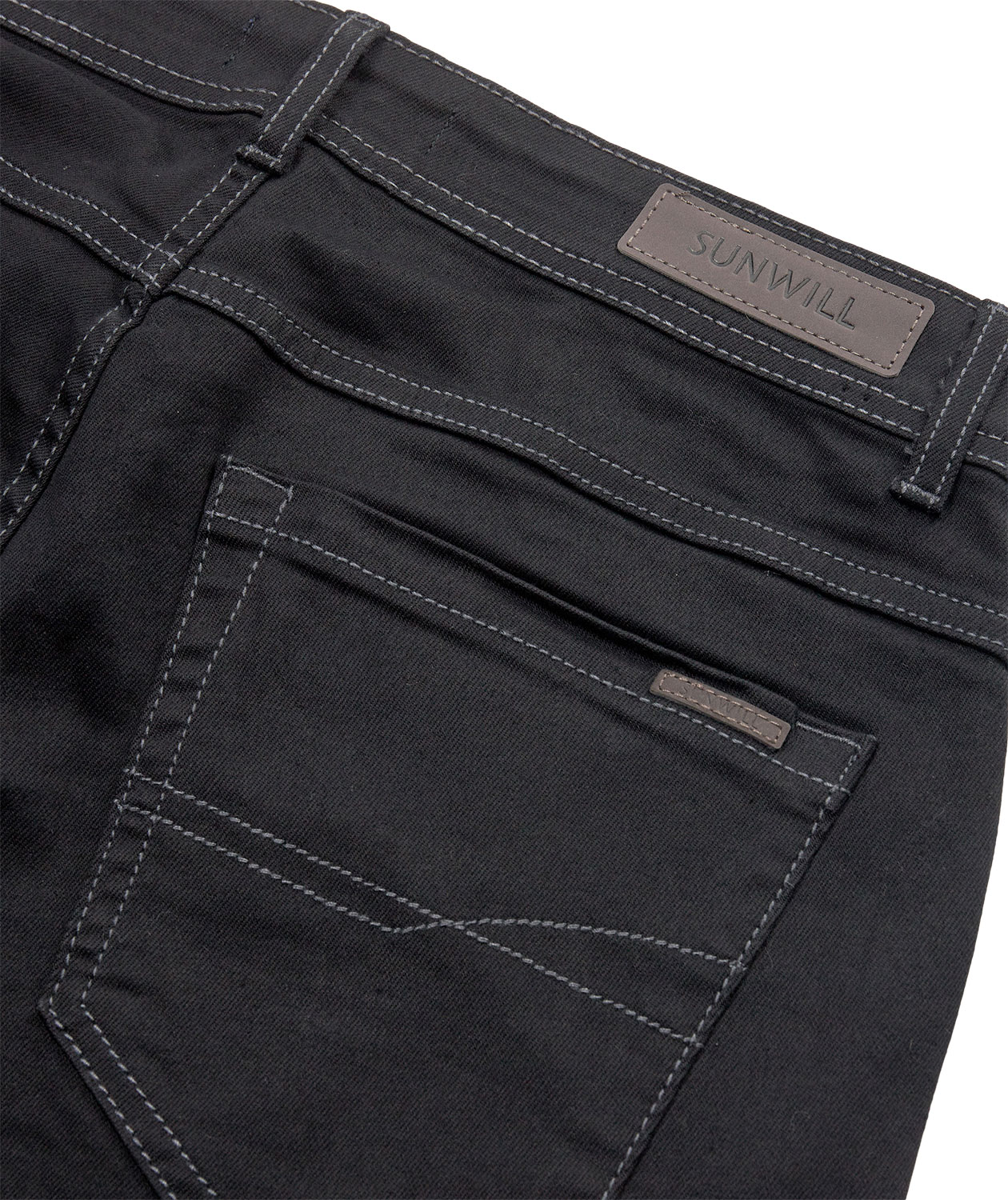 Sunwill Weft Stretch Regular Fit jeans, Sort, large image number 6