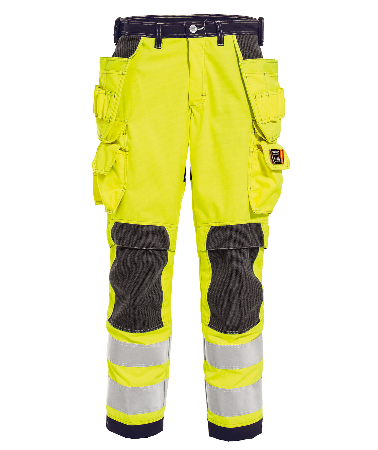 Tranemo Tera TX Handwerkerhose, Hi-vis gelb/marineblau