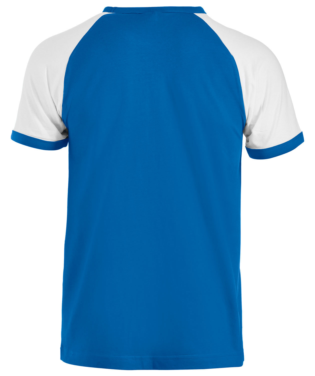 Clique Raglan T-shirt, King-Blue/White, large image number 2