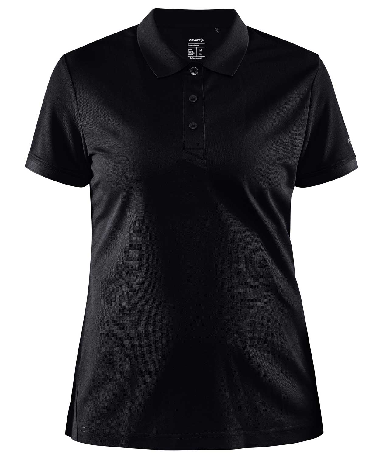 Craft Core Unify Damen Poloshirt, Schwarz, Schwarz, swatch
