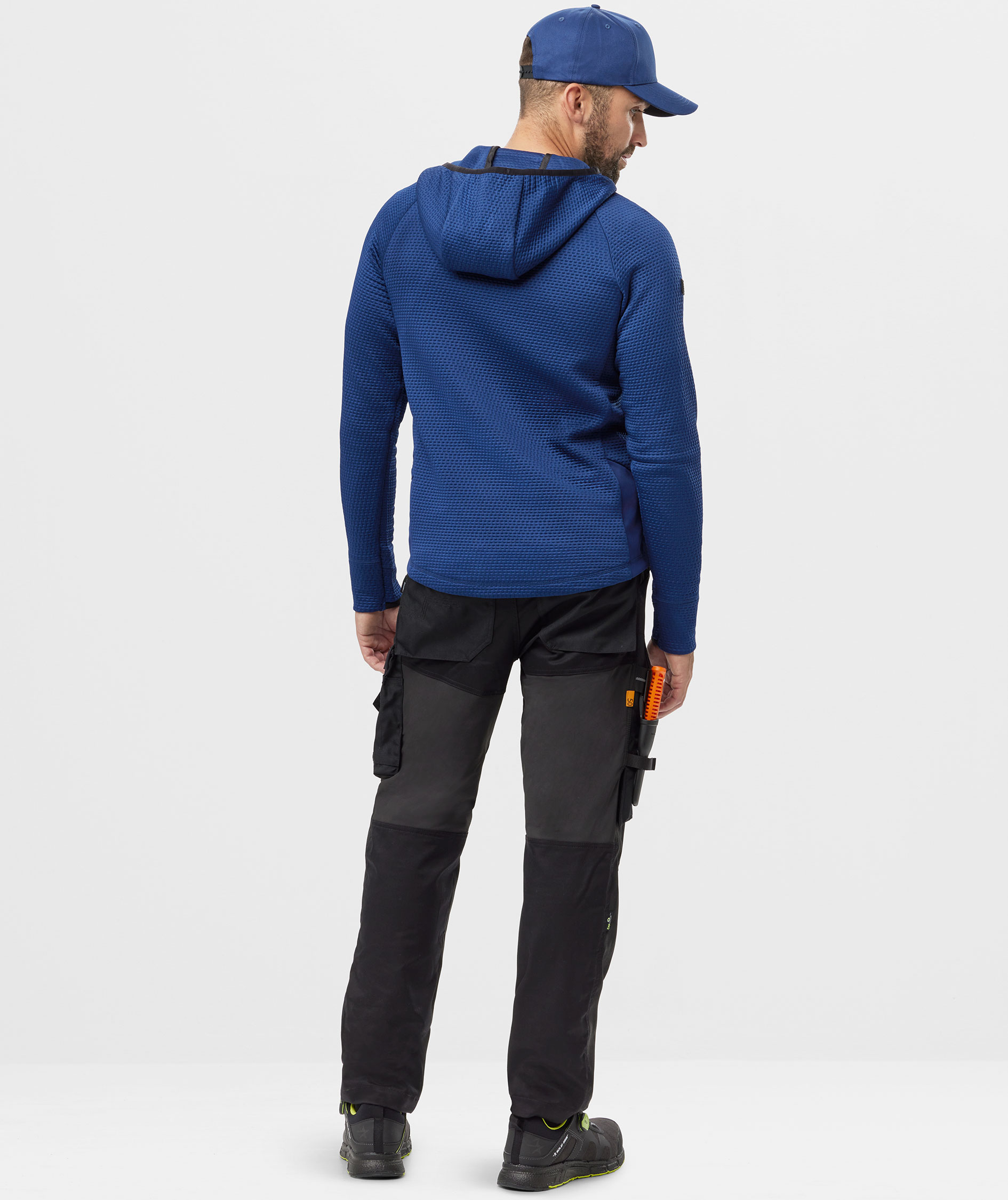 Snickers FlexiWork h&aelig;ttetr&oslash;je med lynl&aring;s 8405, Deep Blue/Deep Blue, large image number 3