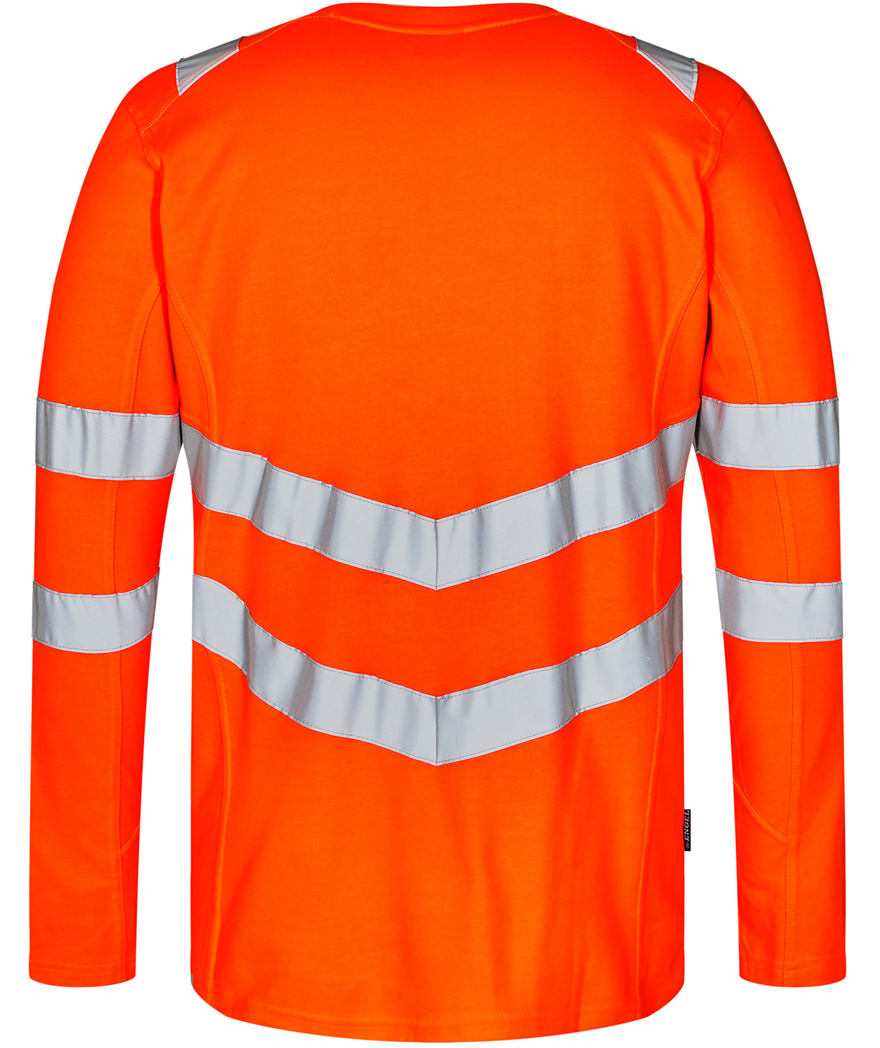 Engel Safety langermet T-skjorte, Hi-vis Orange, large image number 1