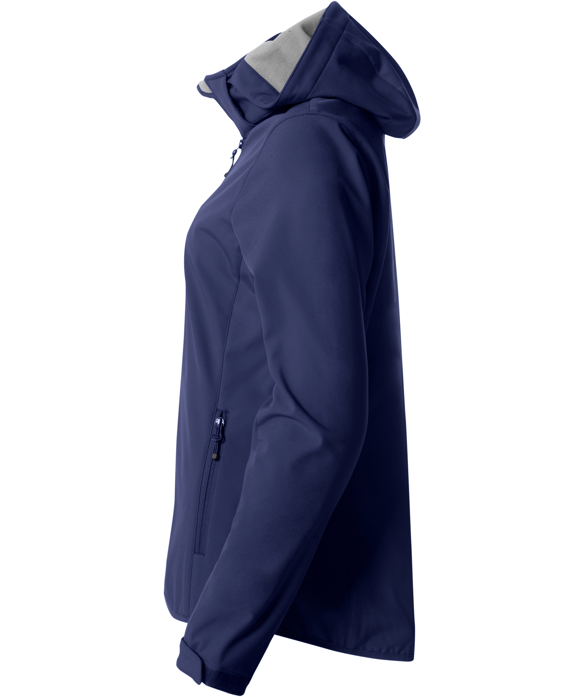 Clique Basic Hoody dame softshelljakke, M&oslash;rk Marine, large image number 4