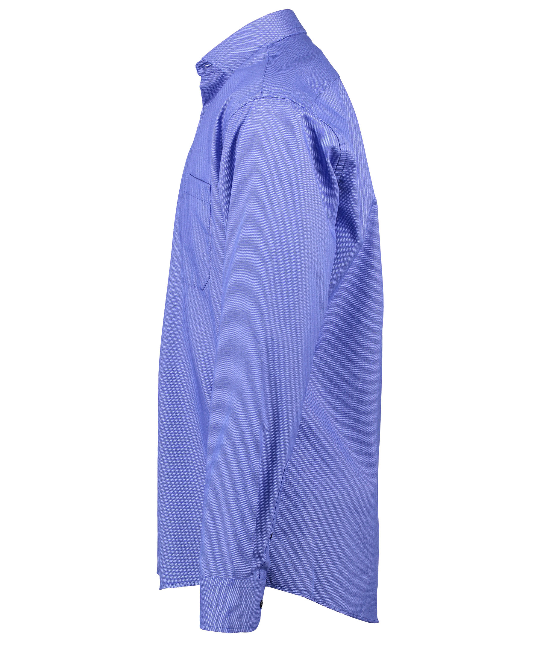 Seven Seas Dobby Royal Oxford modern fit skjorta med br&ouml;stficka, Fransk Bl&aring;, large image number 3