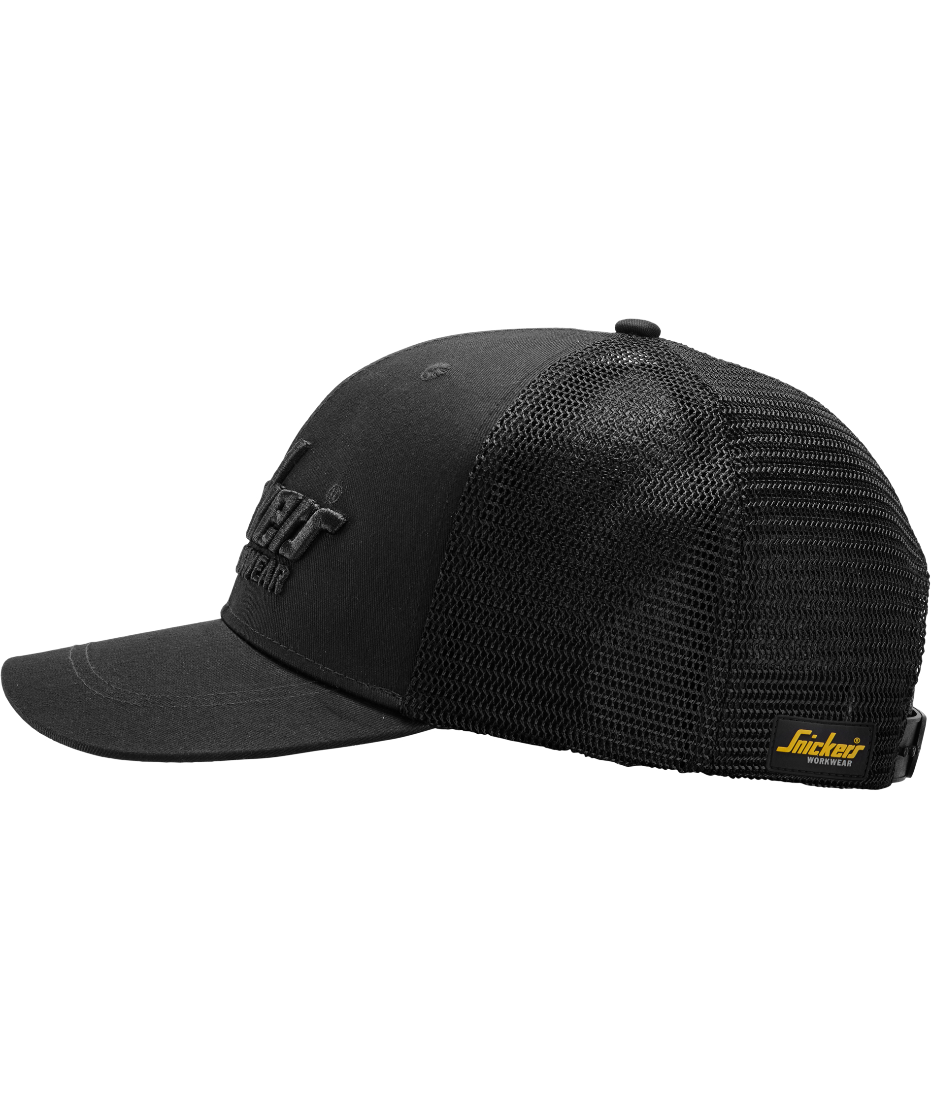 Snickers Trucker cap 9001, Black/Black, Black/Black, large image number 3