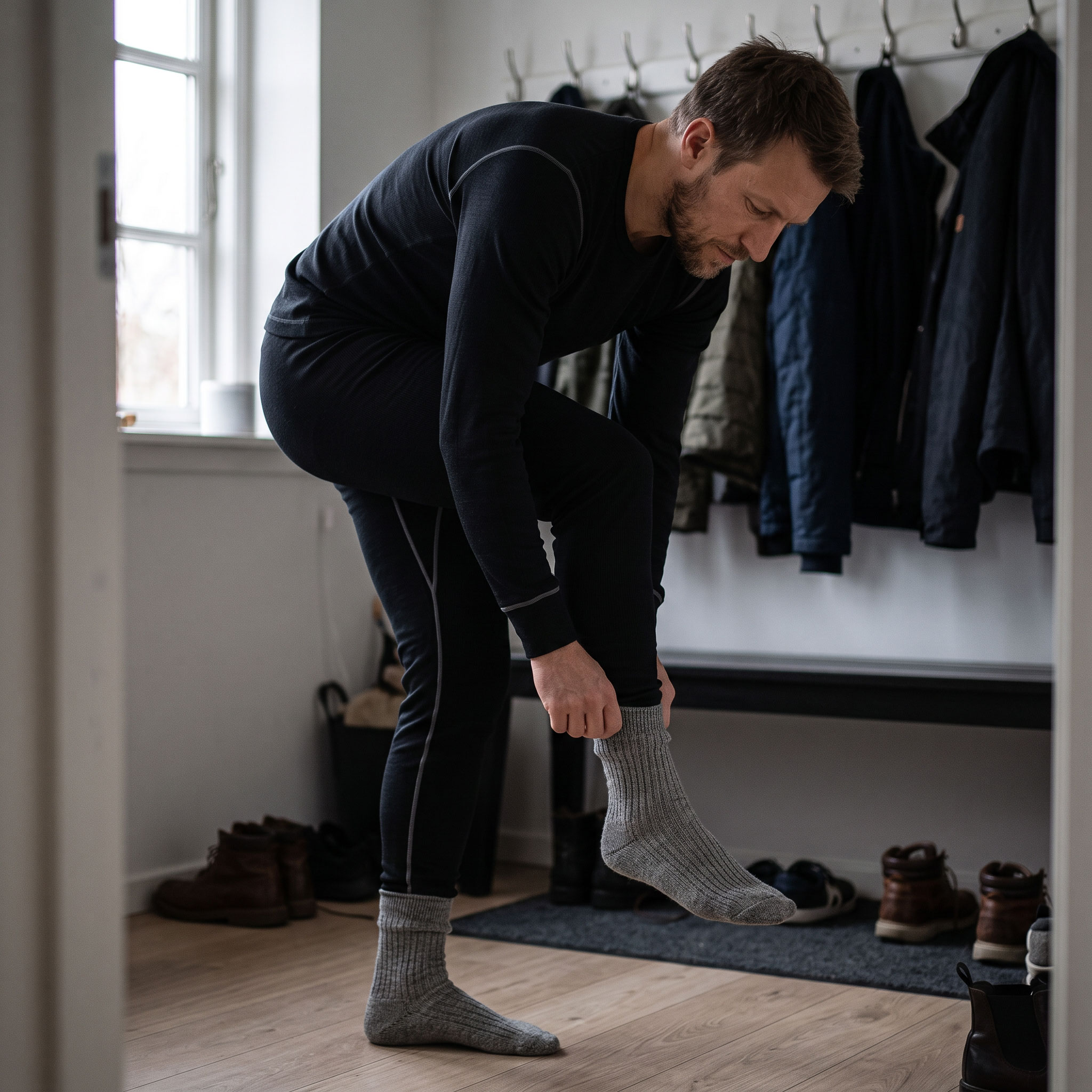 Engel Thermounterhose, Schwarz