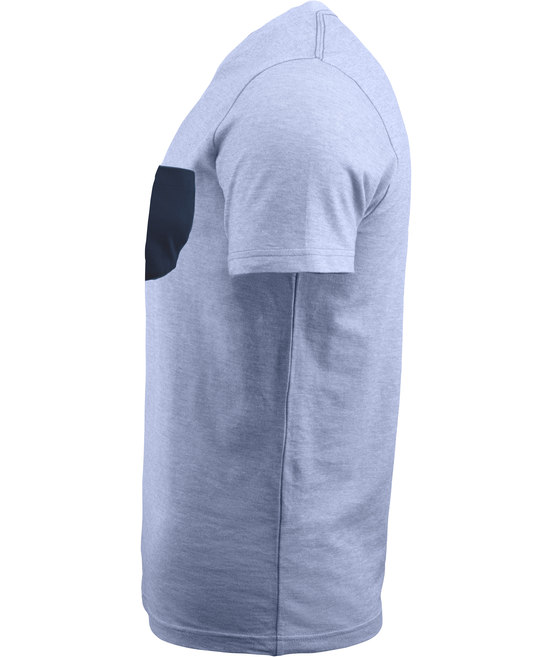 J. Harvest Sportswear Portwillow T-skjorte, Blue melange, large image number 3