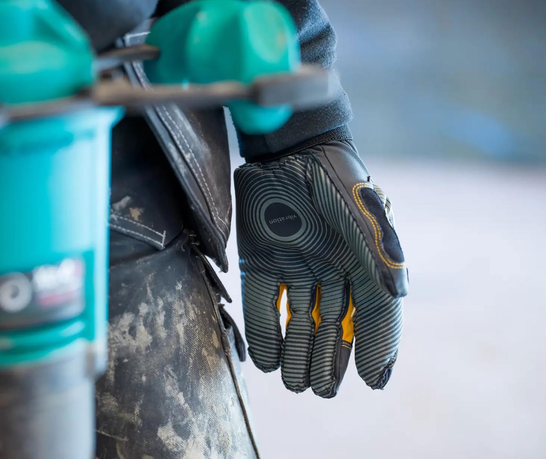 Tegera 9180A pro vibrationsd&aelig;mpende handsker, Sort, large image number 2