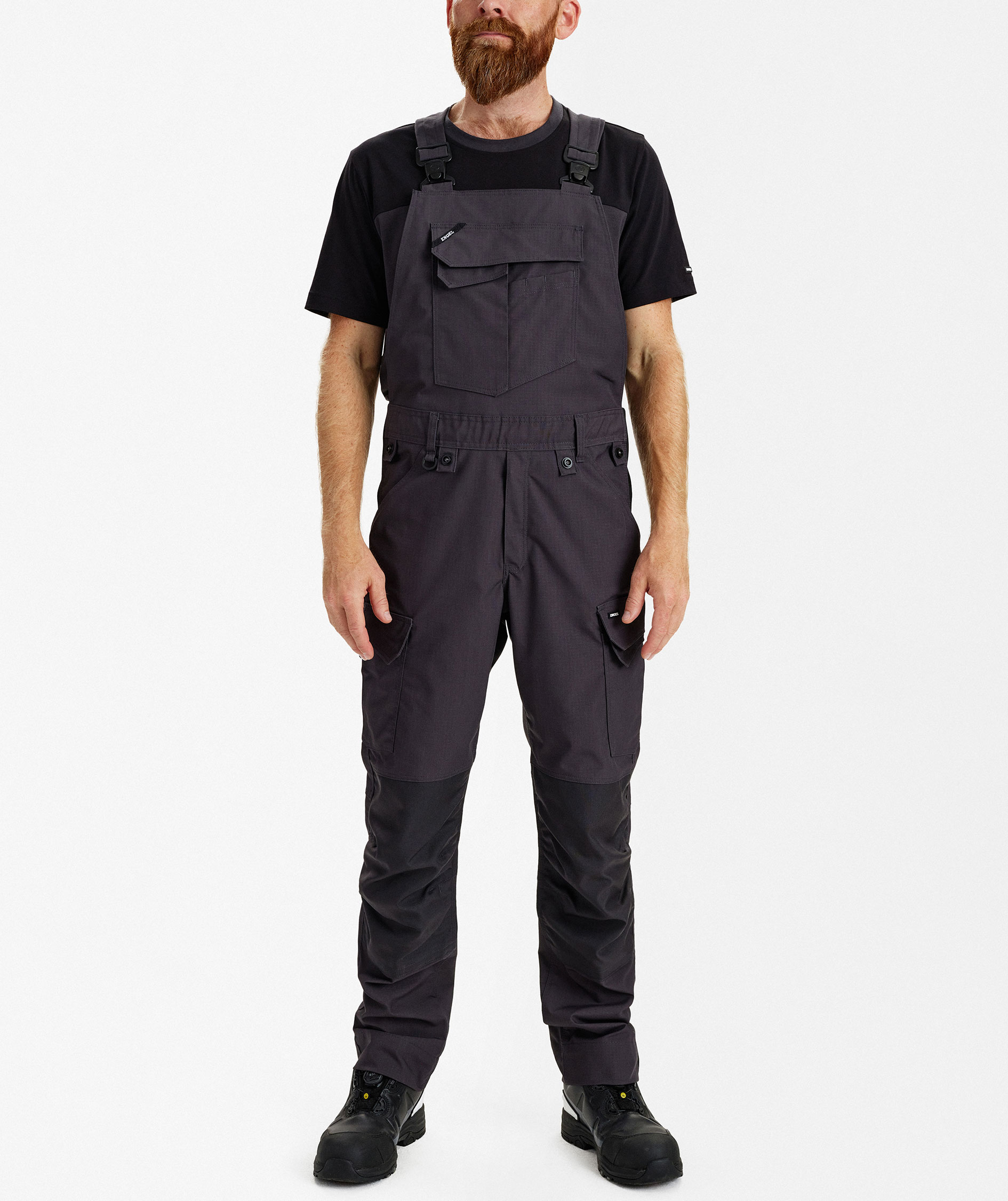 Engel Entire h&auml;ngselbyxa, Anthracite Grey, large image number 2