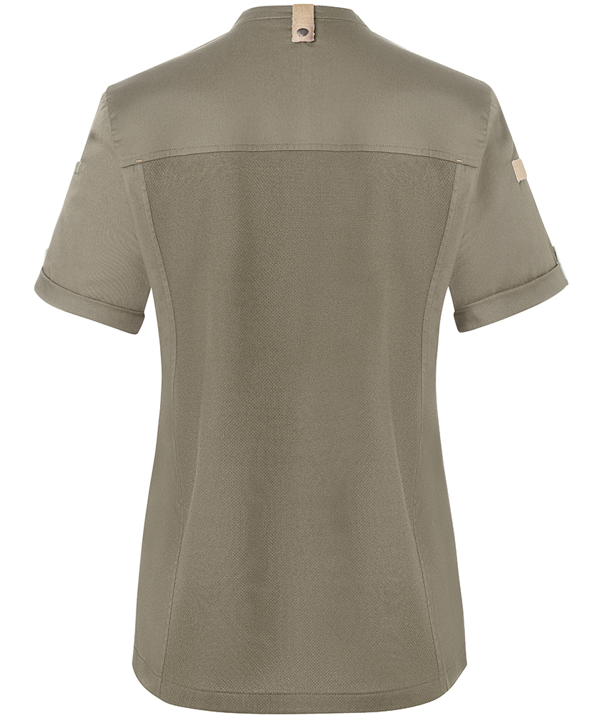 Karlowsky Green-Generation short sleeved chefs jacket, sage, large image number 2