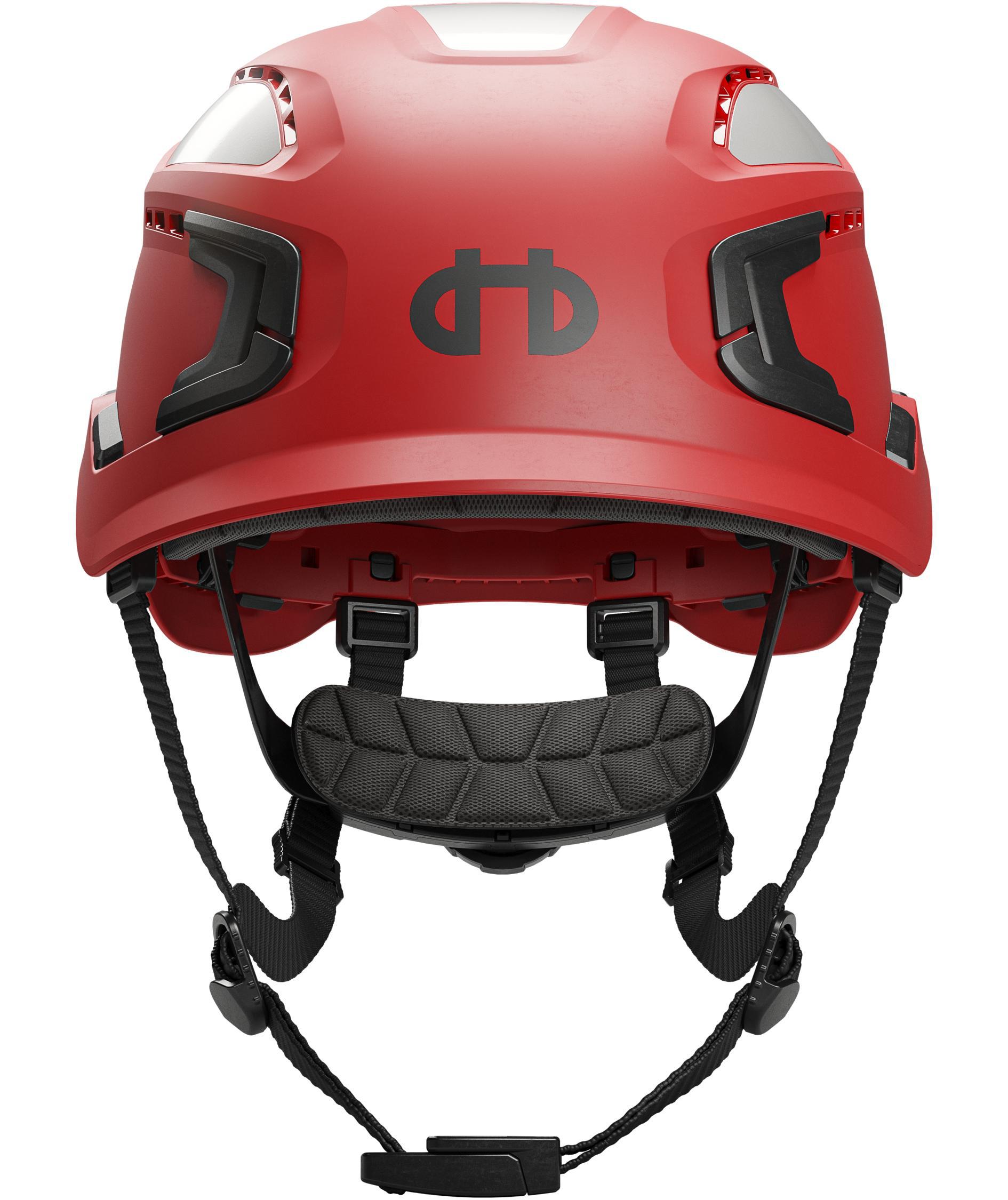 Hellberg Sector vented safety helmet, Red, Red, large image number 2