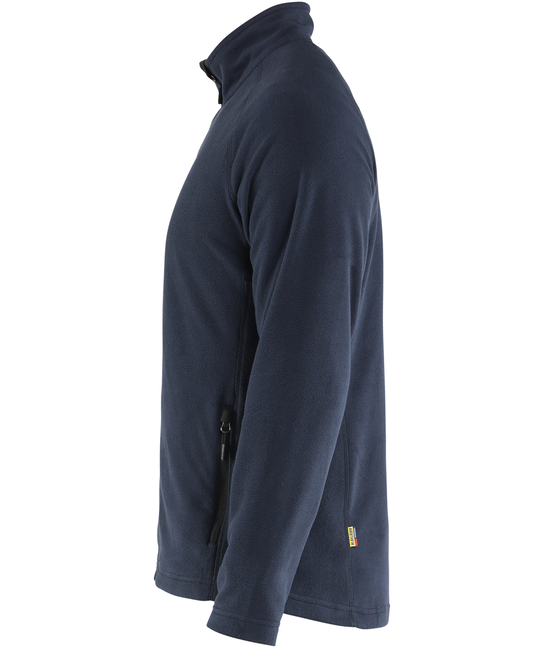 Bl&aring;kl&auml;der microfleece cardigan, Dark Marine Blue, large image number 3