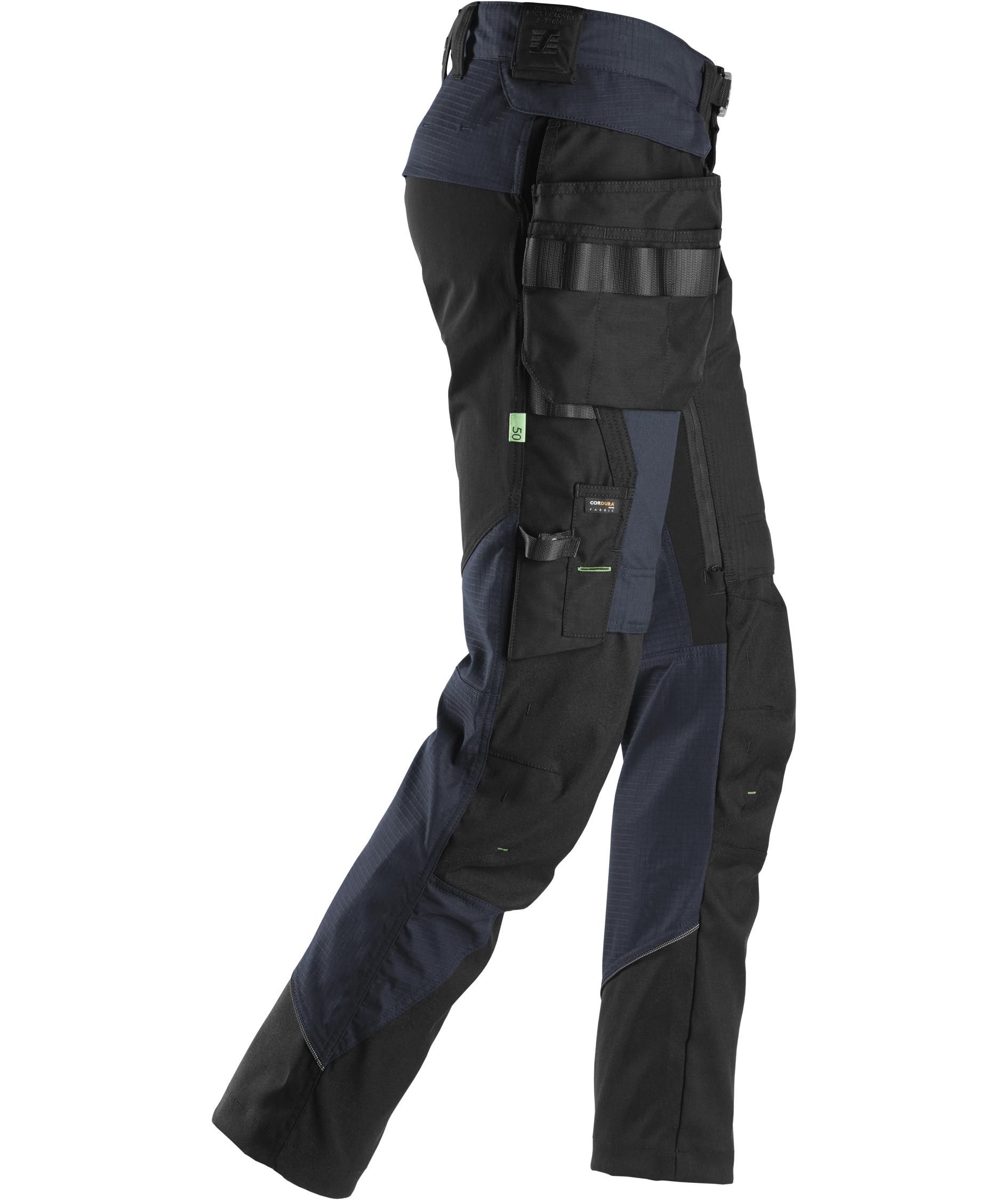 Snickers FlexiWork craftsman trousers 6972, Navy/black, large image number 2