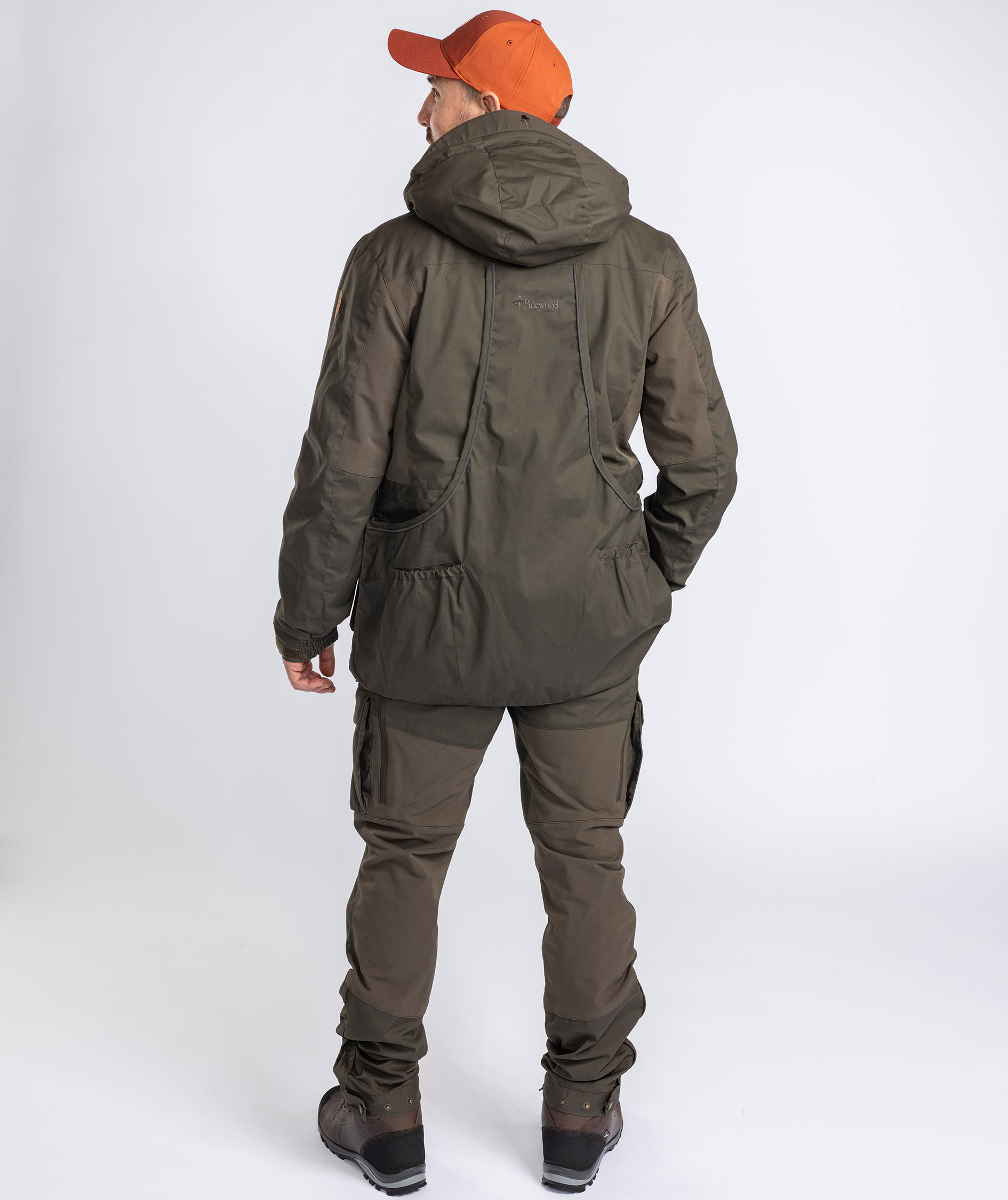 Pinewood Dog Sports Trainer jakke, Moss green, large image number 3