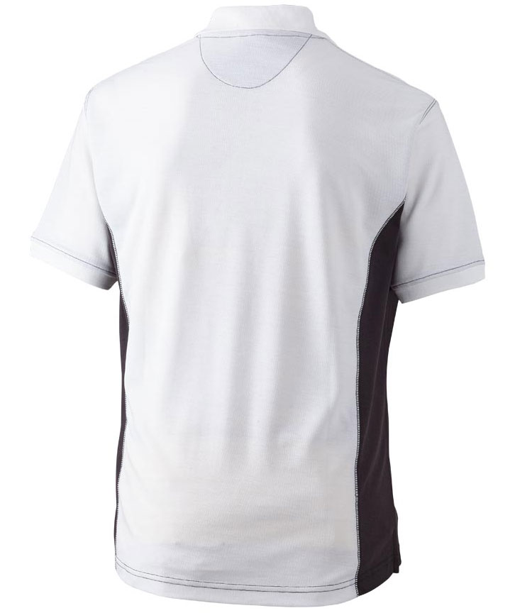 J.A.K. Basic polo shirt 1625, White/Grey, large image number 1