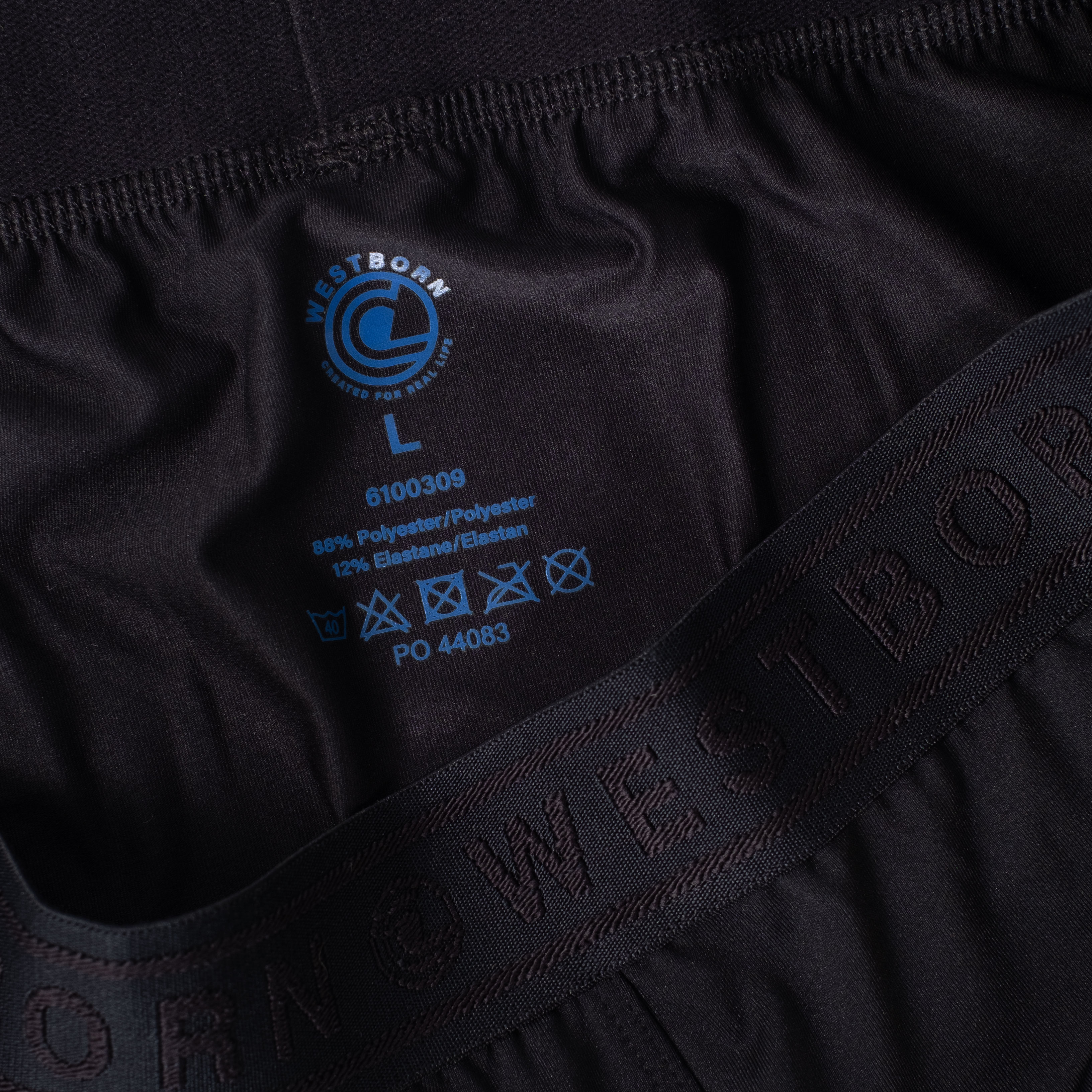 Westborn 2-pak microfiber boxershorts, Black, large image number 3