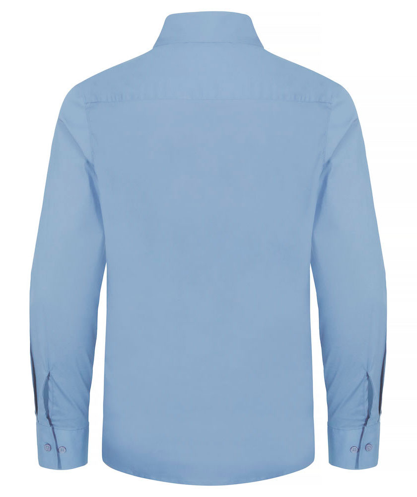 Clique Stretch Shirt, Light blue
