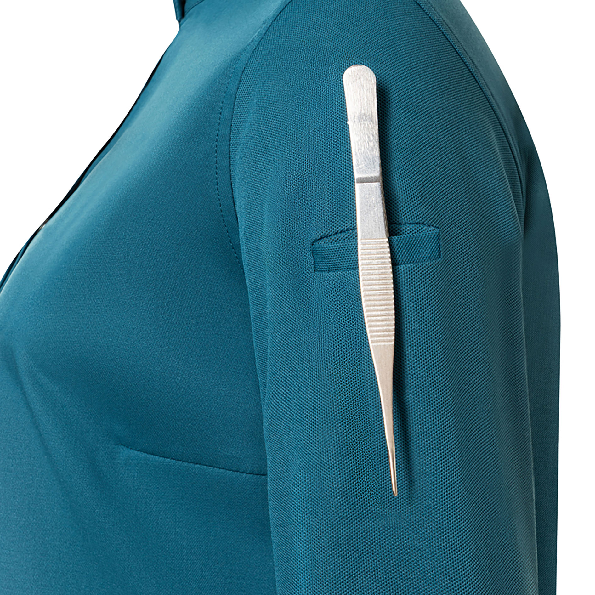 Karlowsky DIAMOND CUT&reg; Avantgarde Damen-Kochjacke, Dark Petrol, large image number 5