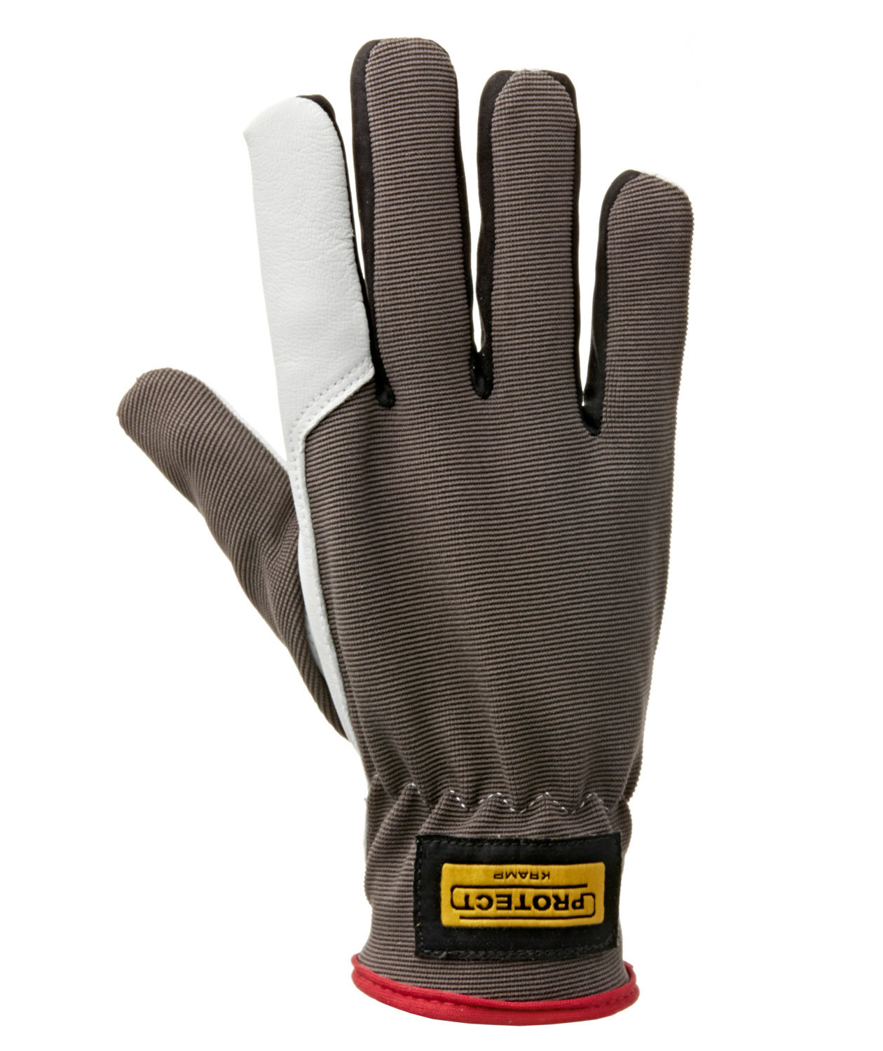 Kramp 3.011 cut protection gloves Cut B, White/Grey, large image number 0