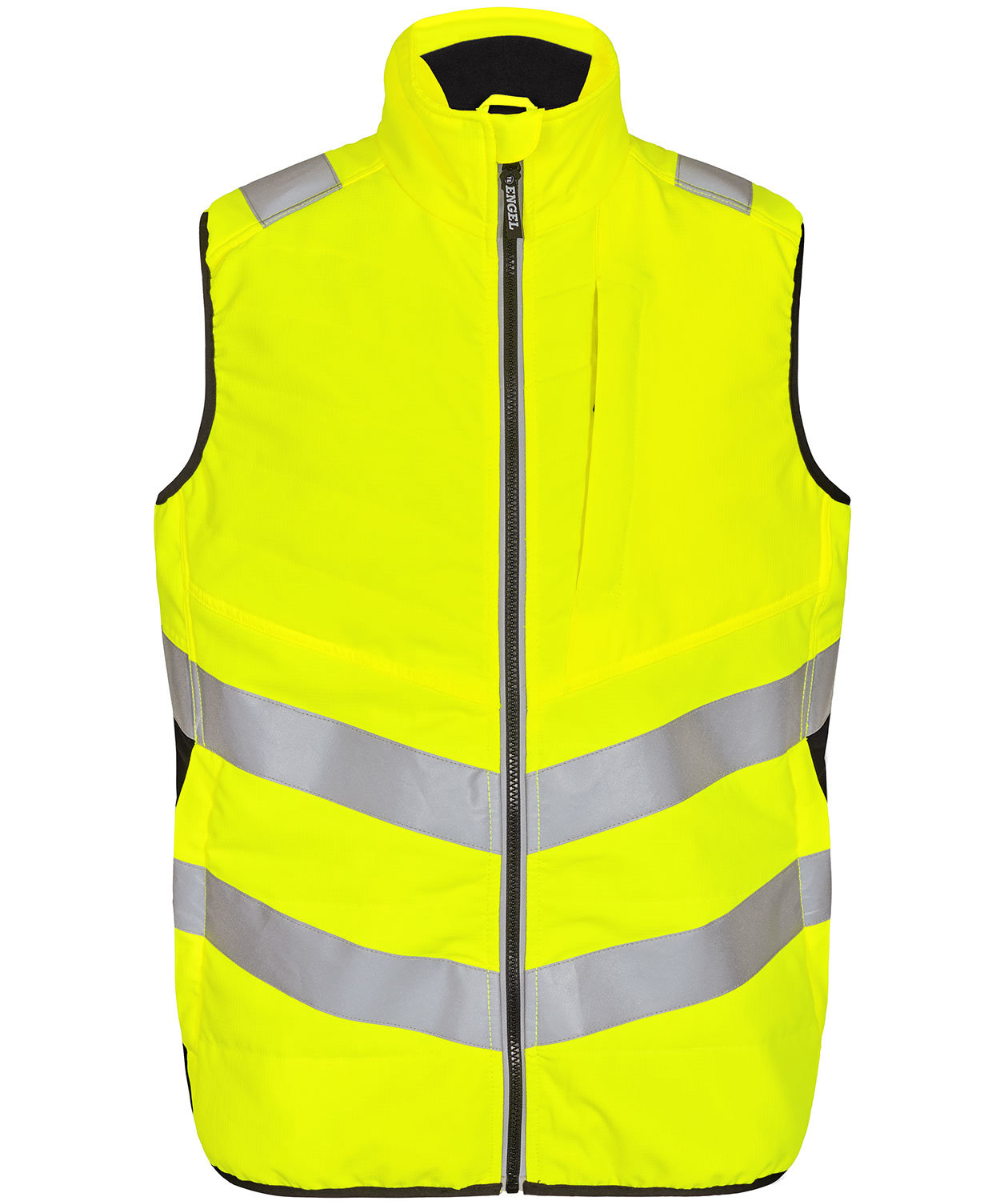 Engel Safety quiltet vest, Hi-vis&nbsp;Gul/Sort, Hi-vis&nbsp;Gul/Sort, swatch