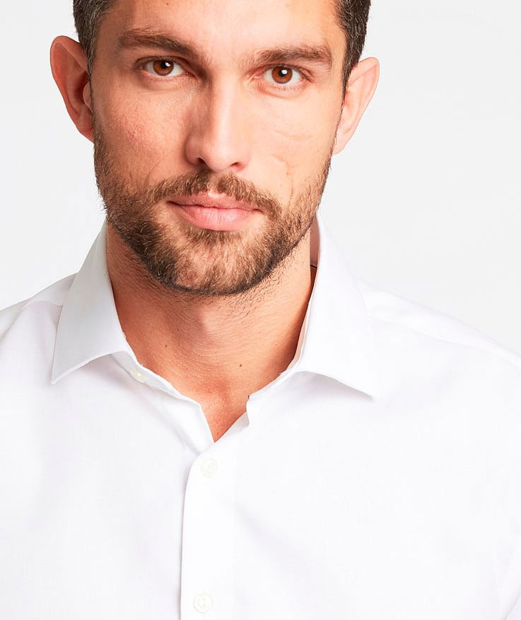 Lindbergh Fine Twill Modern fit shirt, White, large image number 7